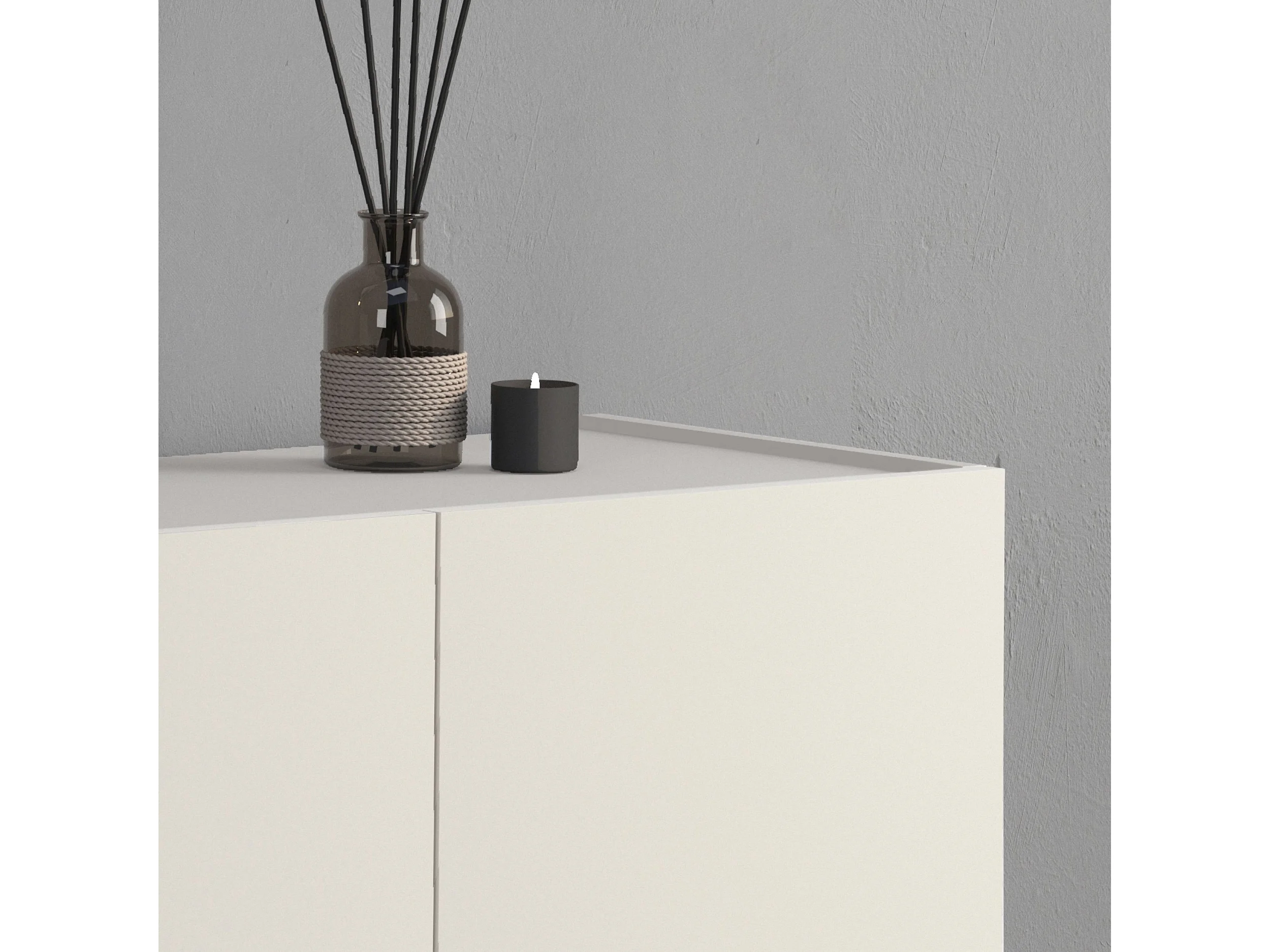 APARADOR HERAS 4 PUERTAS COLOR CAPRI 160CM - 7