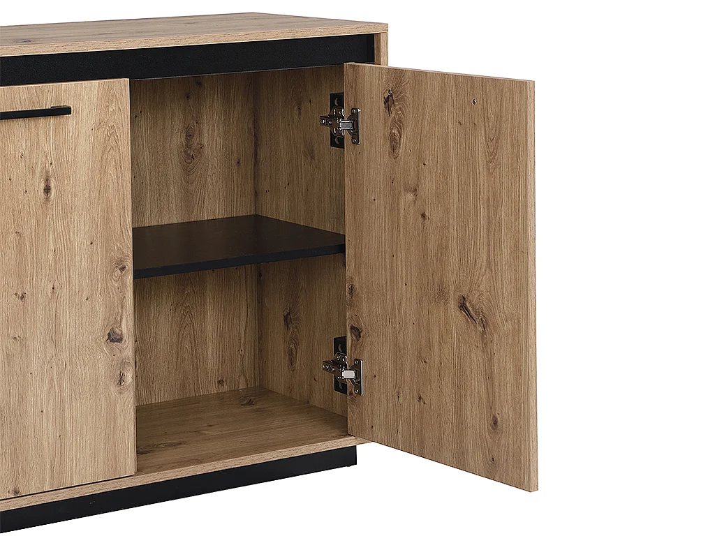 APARADOR FREDER 3 PUERTAS 3 CAJONES ROBLE 180CM - 6
