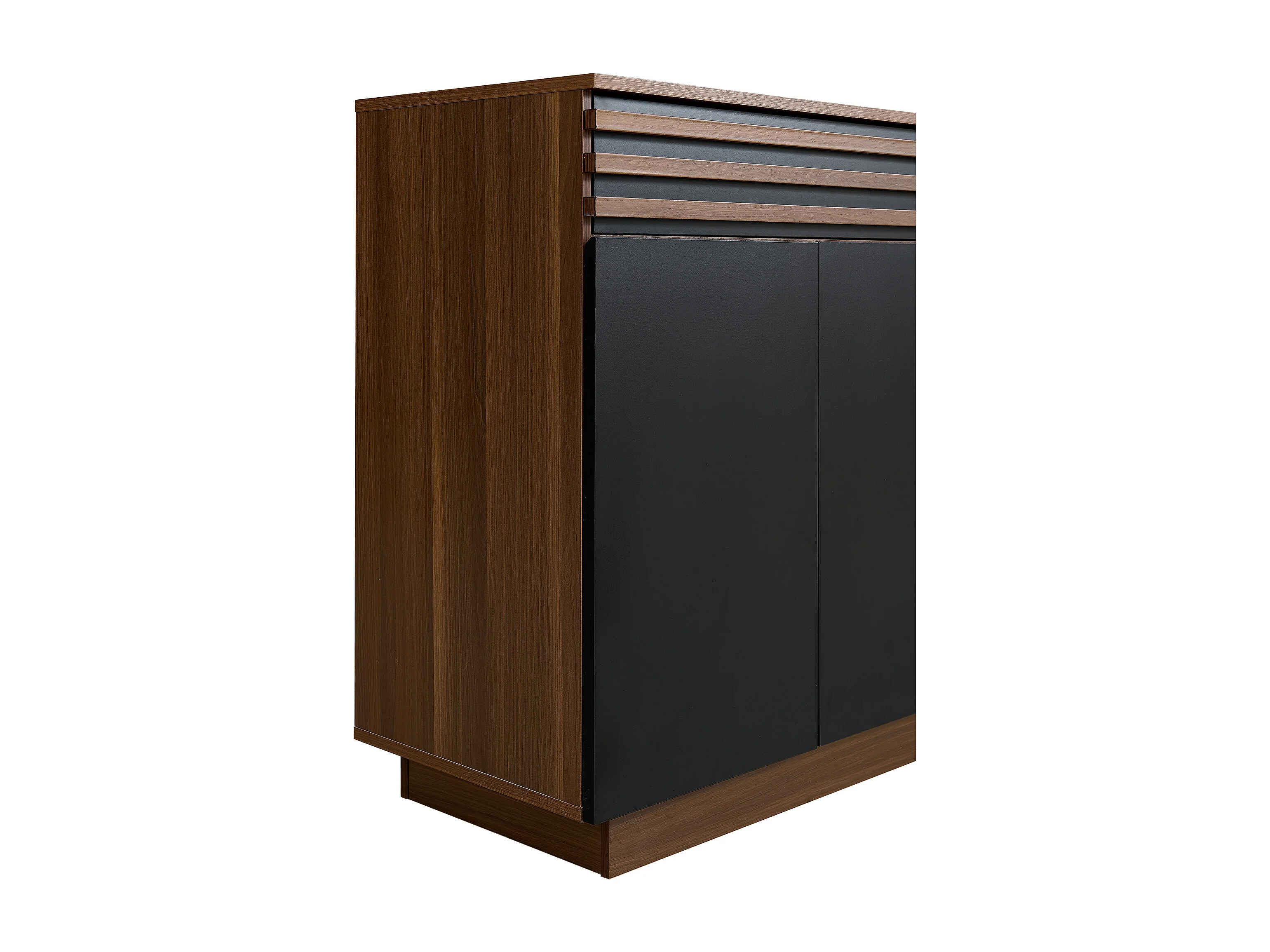 APARADOR DIRCO 4 PUERTAS 2 CAJONES ROBLE NEGRO 150CM - 7