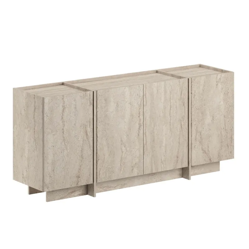 APARADOR LIKEN 4 PUERTAS ESTANTES INTERNOS TIVOLI 180CM - 9