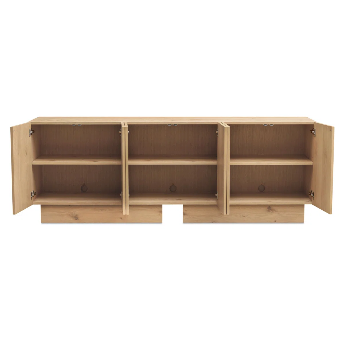 APARADOR KAME 6 PUERTAS ESTANTES INTERNOS ROBLE 228CM - 6