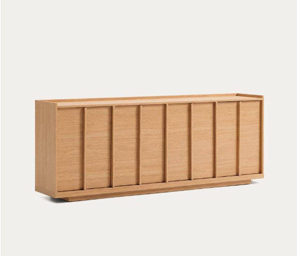 APARADOR BORLEY 4 PUERTAS ESTANTES INTERNOS ROBLE 200CM - 3