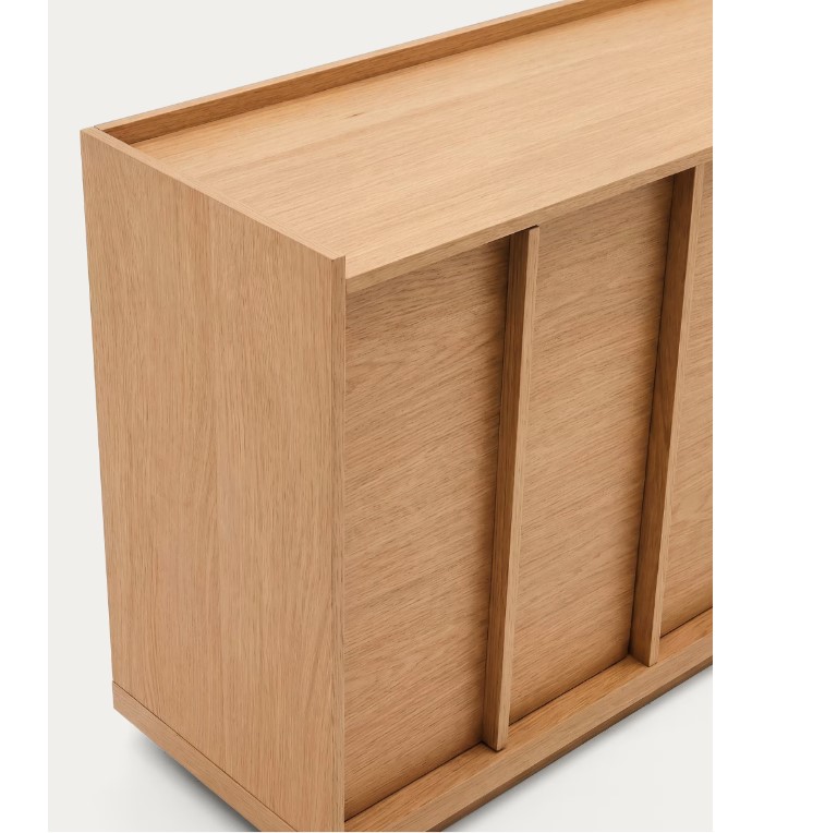 APARADOR BORLEY 4 PUERTAS ESTANTES INTERNOS ROBLE 200CM - 8