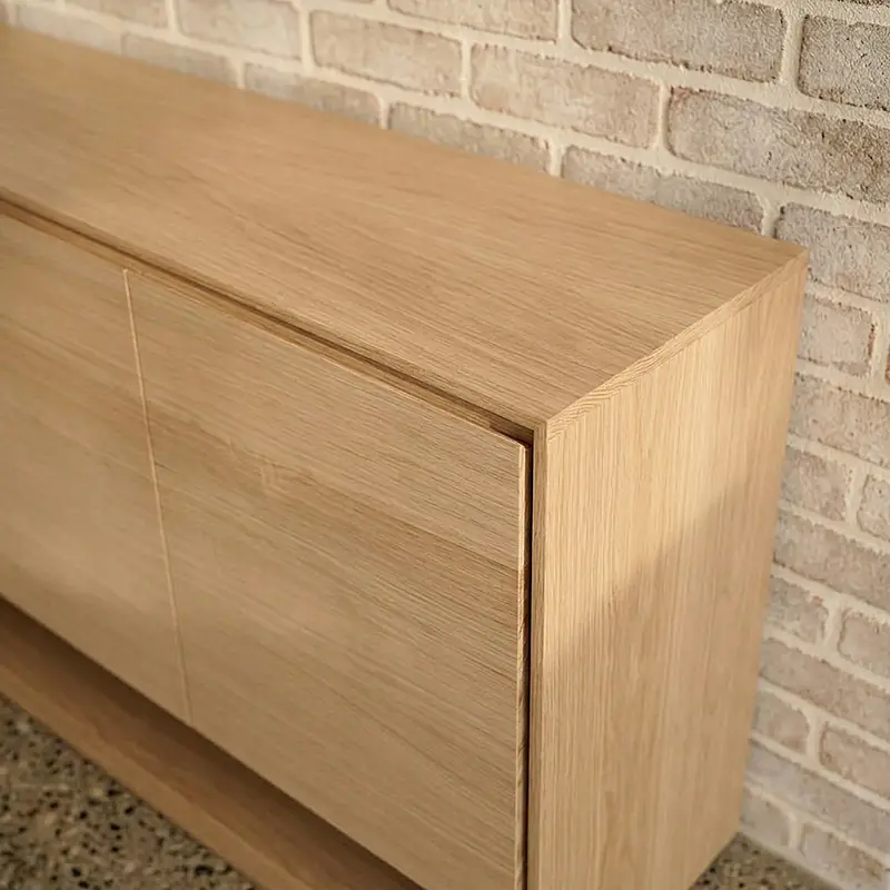 APARADOR SIADONA 4 PUERTAS ESTANTES INTERNOS ROBLE 220CM - 5