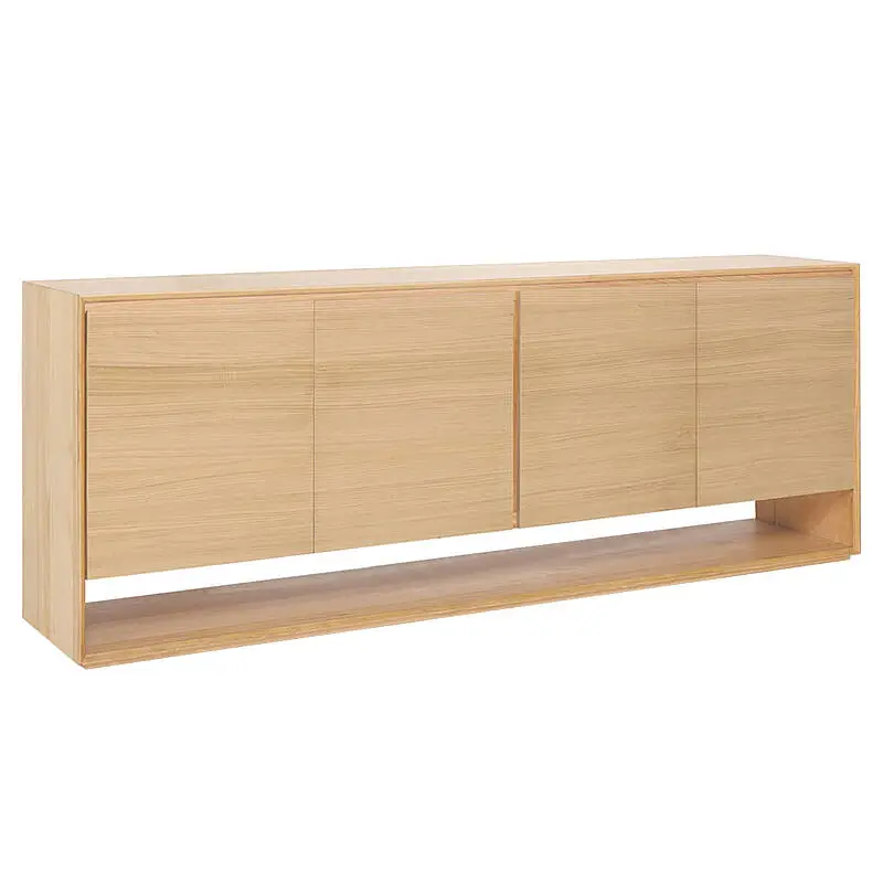 APARADOR SIADONA 4 PUERTAS ESTANTES INTERNOS ROBLE 220CM - 7