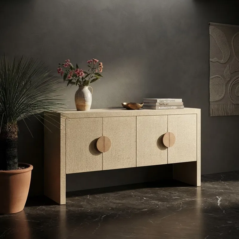 APARADOR FERNIE 4 PUERTAS ESTANTES INTERNOS TOQUILLA 160CM - 5