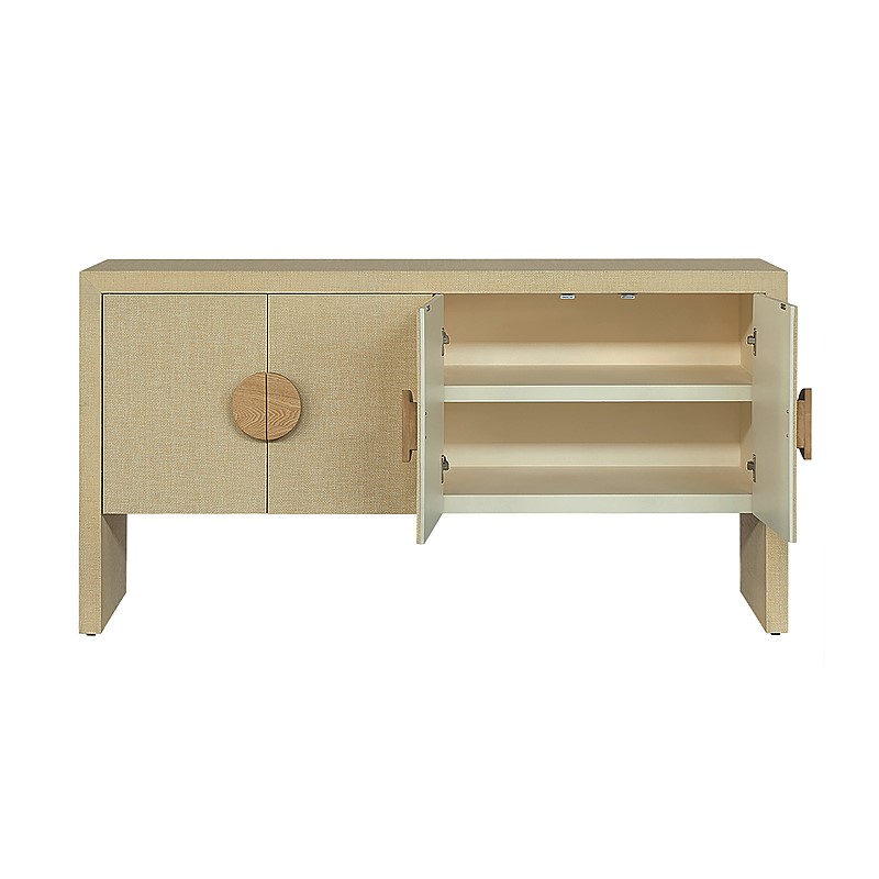 APARADOR FERNIE 4 PUERTAS ESTANTES INTERNOS TOQUILLA 160CM - 8