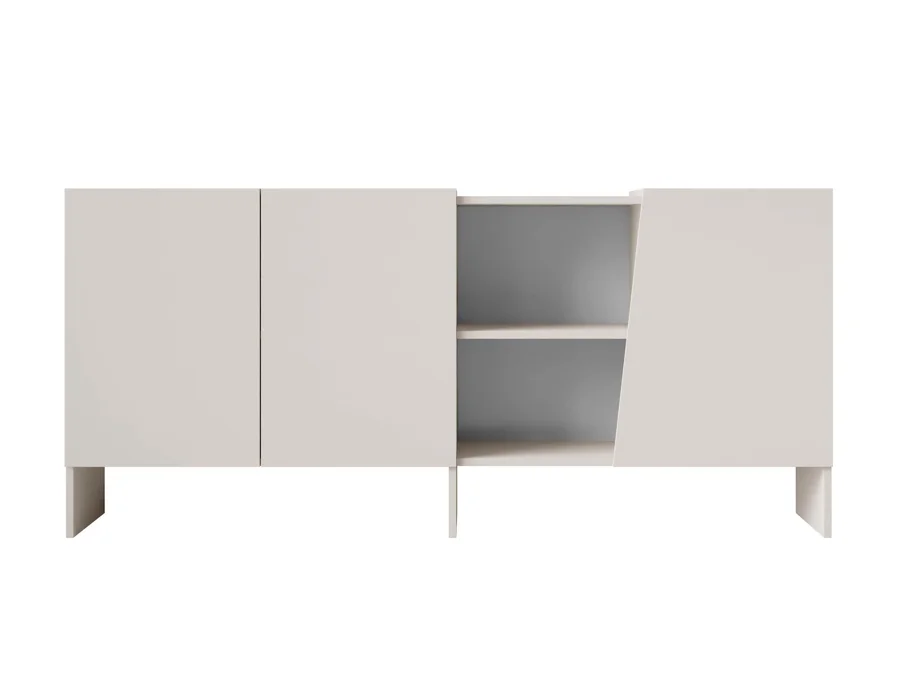 APARADOR FUMMY 3 PUERTAS Y ESTANTES COLOR CAPRI 160CM - 3