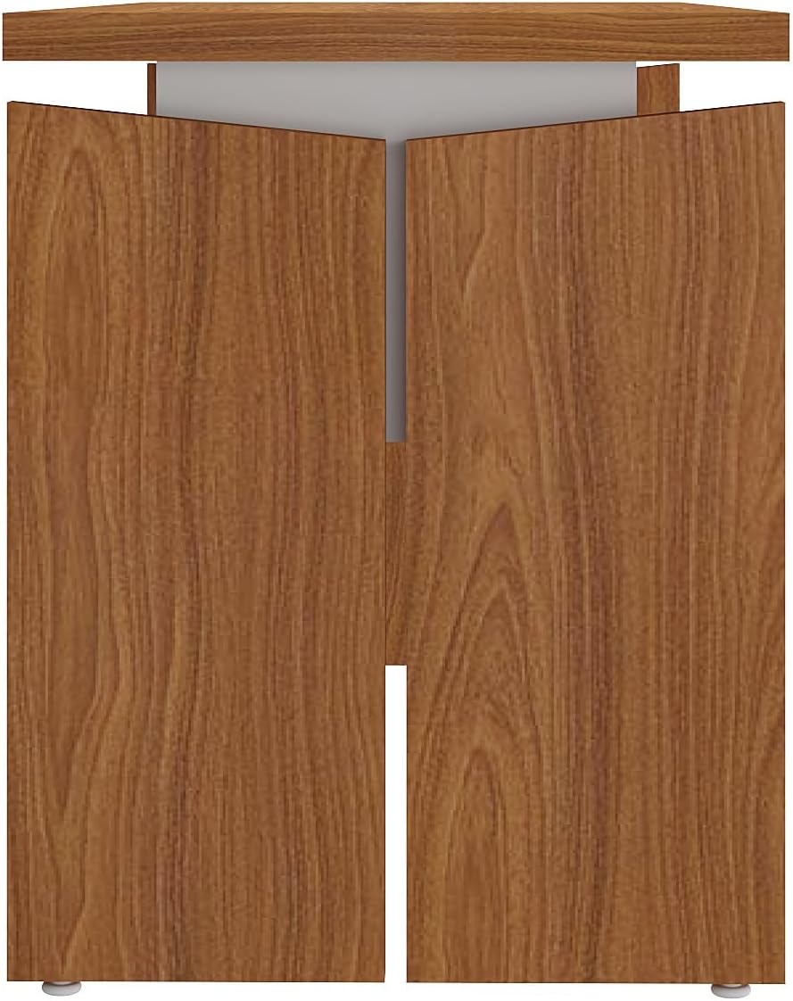 ESCRITORIO EJECUTIVO ALESSE CEDRO Y BLANCO 145CM - 6