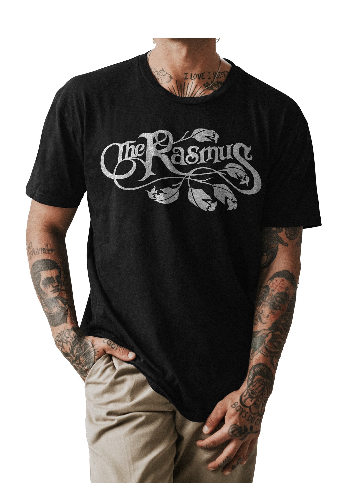 POLO CLASICO HOMBRE NEGRO BANDA ROCK THE RASMUS 001 - 1