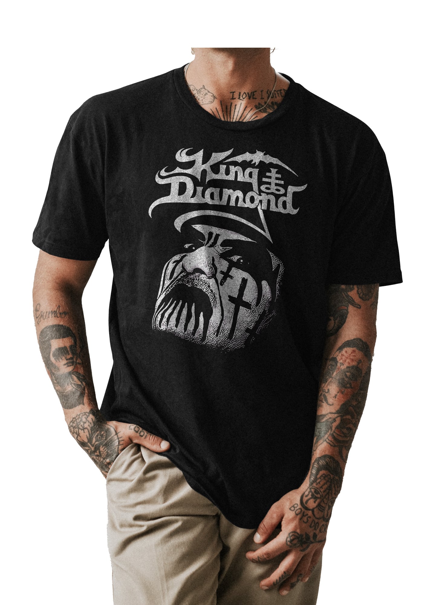 POLO CLASICO HOMBRE NEGRO BANDA METAL MERCYFUL FATE 001 - 1