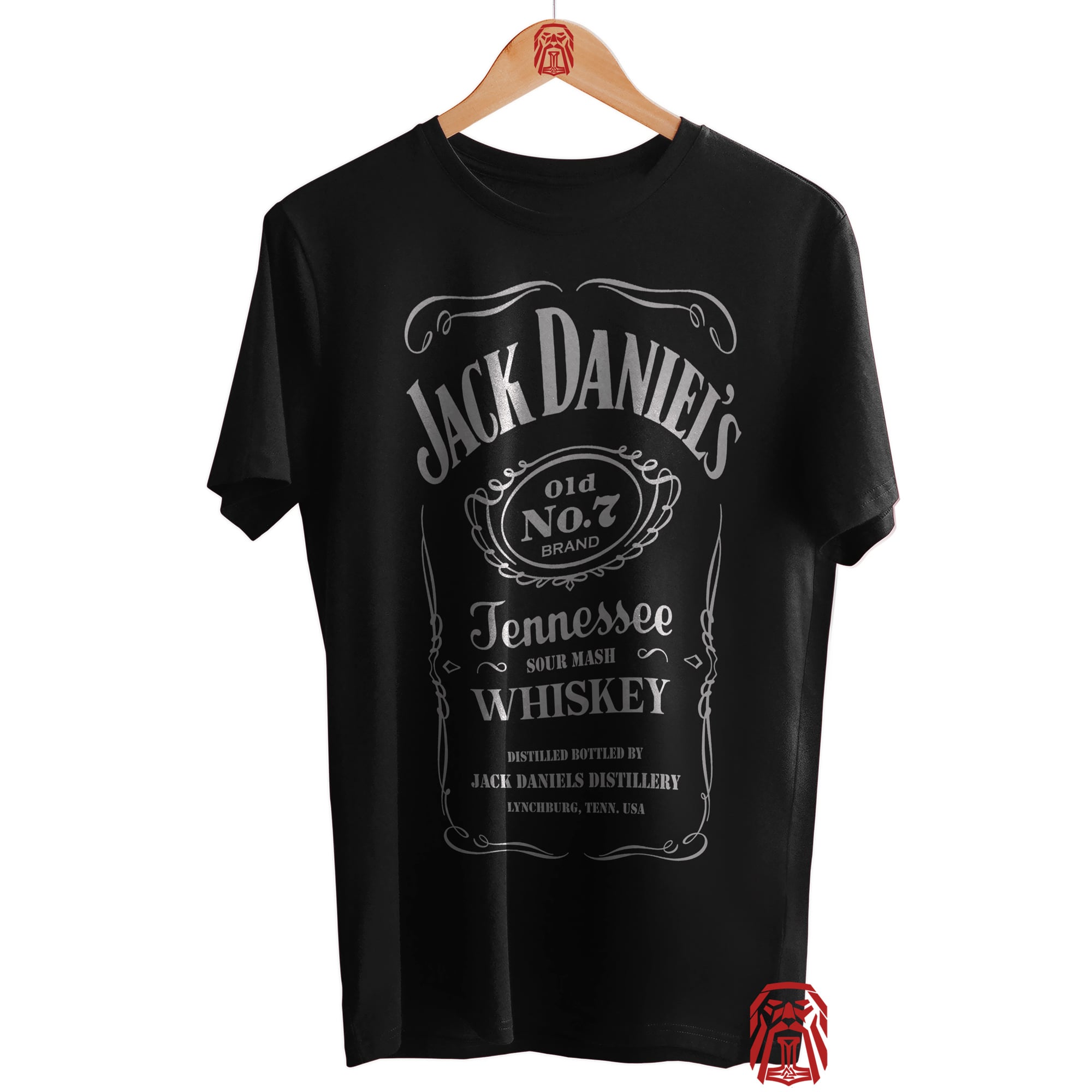 POLO HOMBRE NEGRO CLASICO JACK DANIEL'S 001 - 1