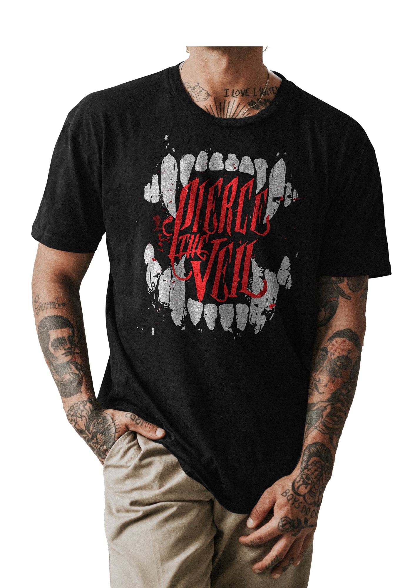 POLO CLASICO BANDA DE ROCK PIERCE THE VEIL 004 - 1