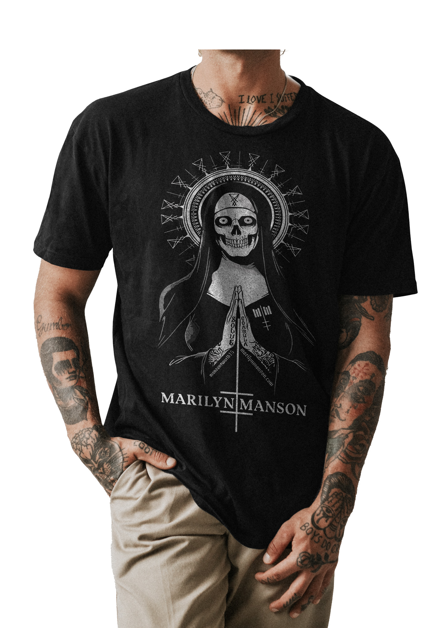 POLO CLASICO CANTANTE MARILYN MANSON 005 - 1