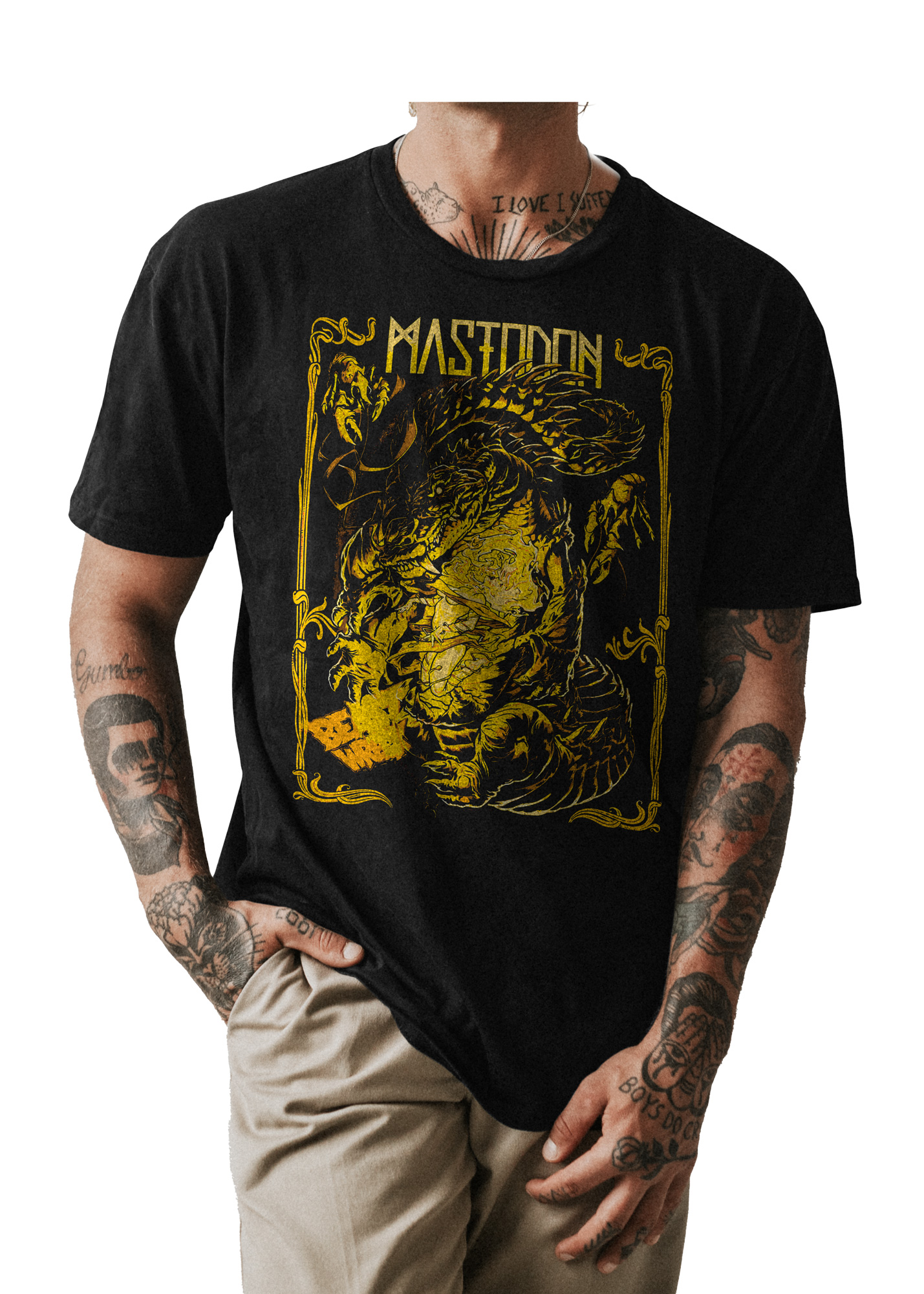 POLO CLASICO BANDA DE METAL MASTODON 002 - 1