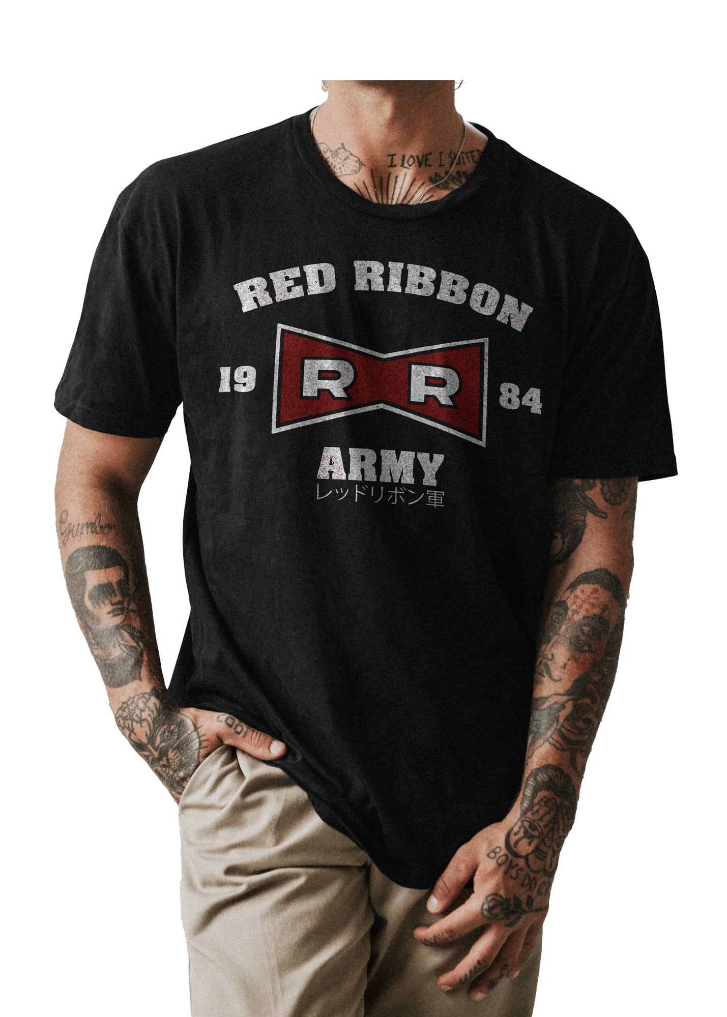 POLO CLASICO EJERCITO RED RIBBON 002 - 1