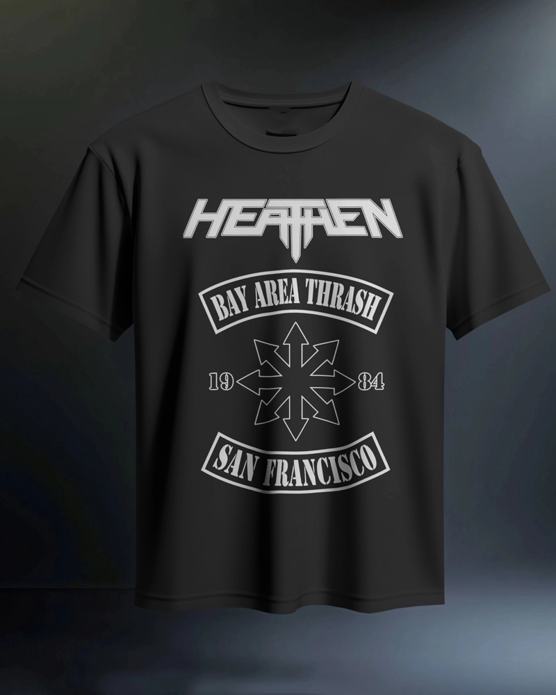 POLO REGULAR FIT HEATHEN BANDA THRASH METAL 05 - 1