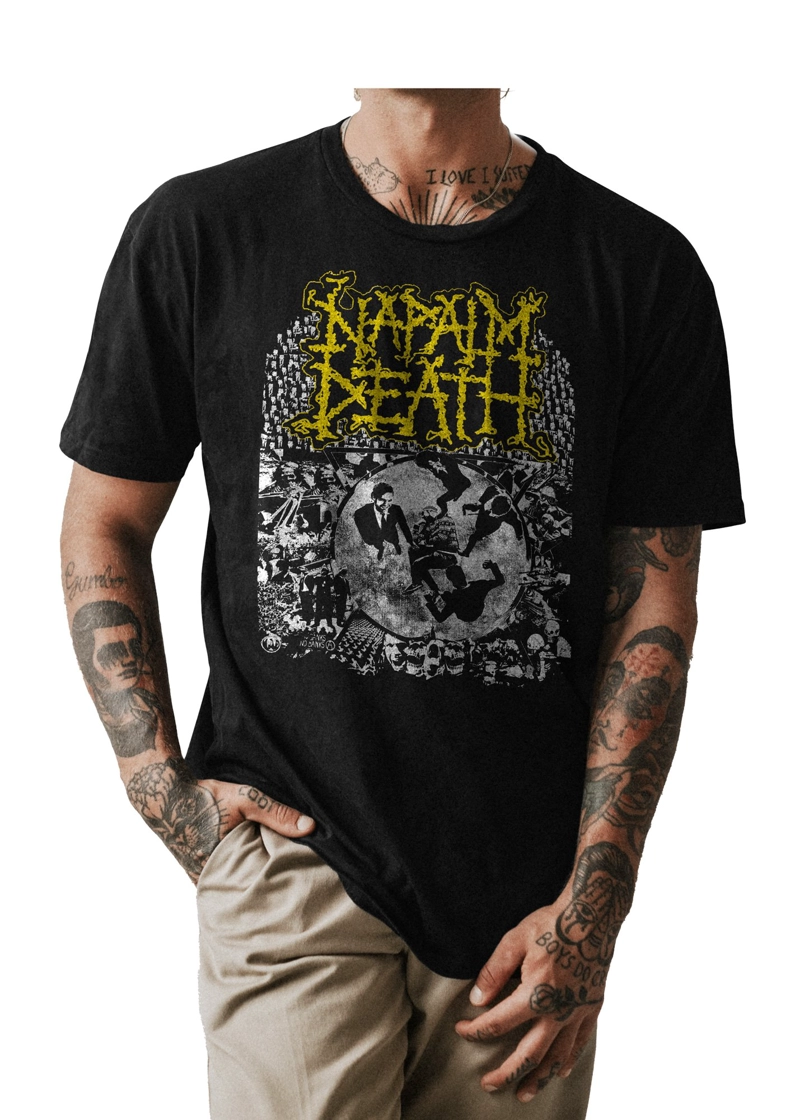 POLO  REGULAR FIT NAPALM DEATH BANDA METAL 02 - 1
