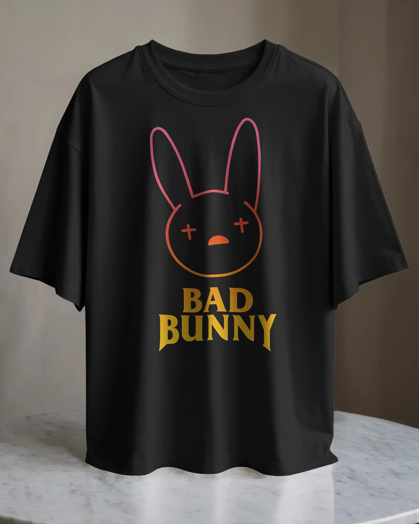 POLO OVERSIZE CANTANTE BAD BUNNY 002 - 1