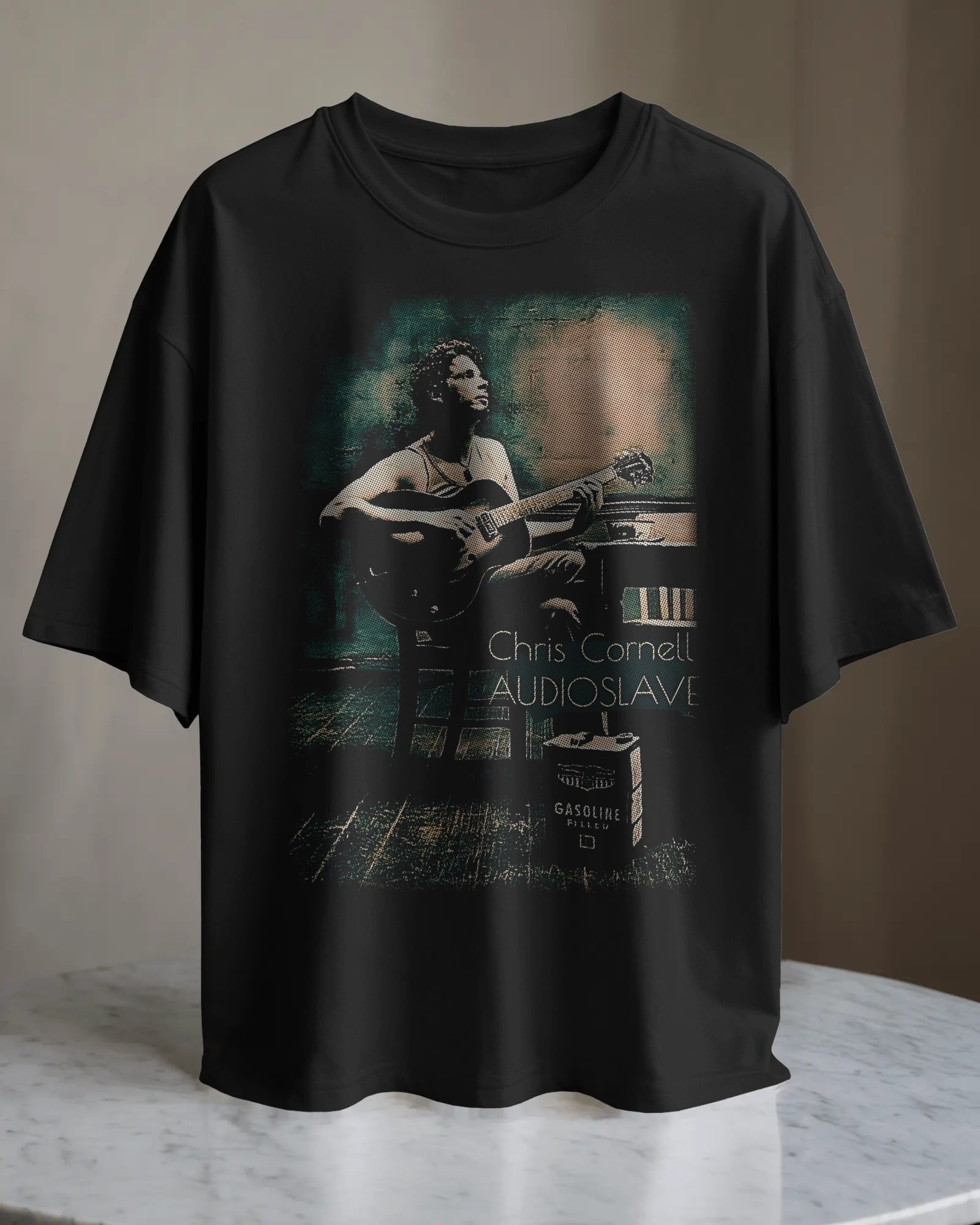 POLO OVERSIZE BANDA DE ROCK AUDIOSLAVE 006 - 1