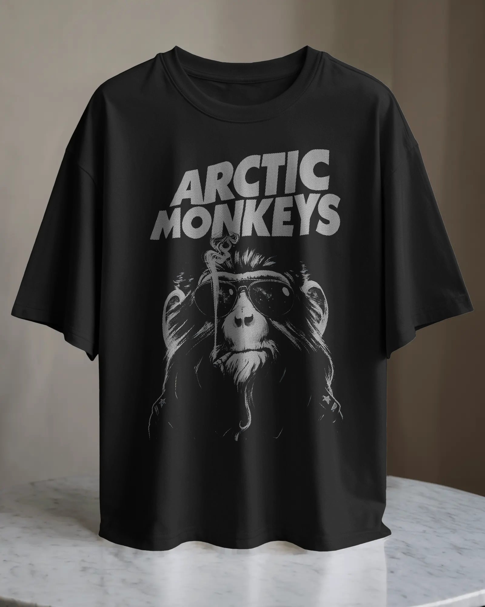 POLO OVERSIZE BANDA DE ROCK ARCTIC MONKEYS 007 - 1
