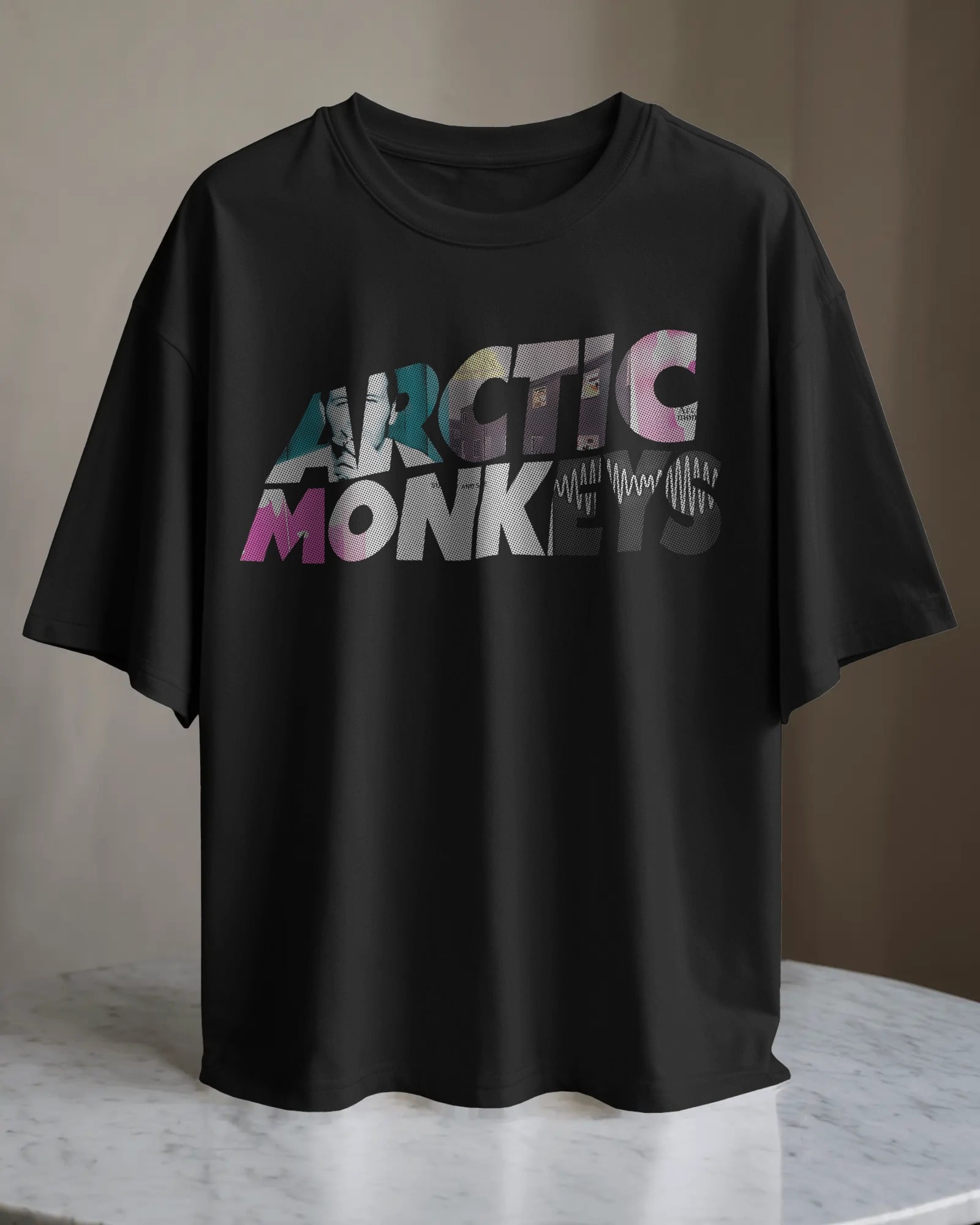 POLO OVERSIZE BANDA DE ROCK ARCTIC MONKEYS 005 - 1
