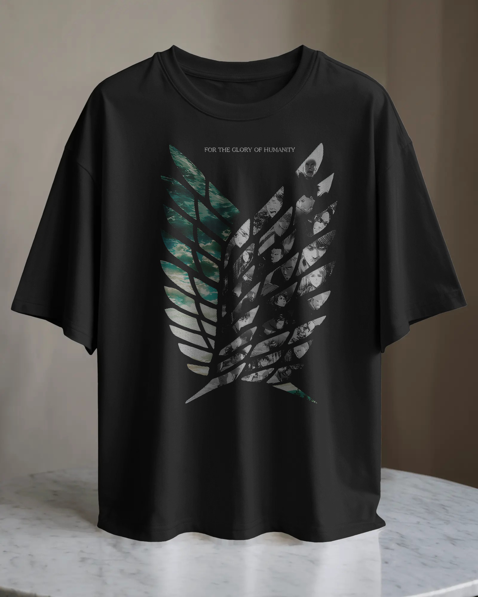 POLO OVERSIZE ANIME ATTACK ON TITAN 001 - 1