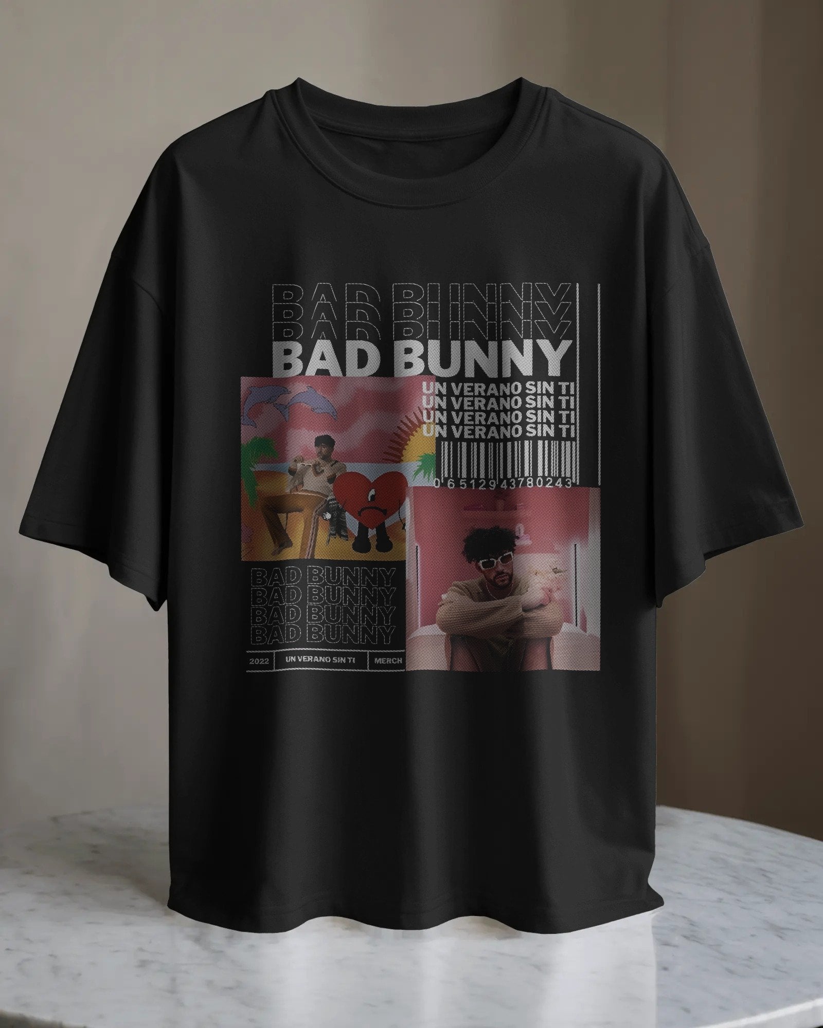 POLO OVERSIZE CANTANTE BAD BUNNY 005 - 1