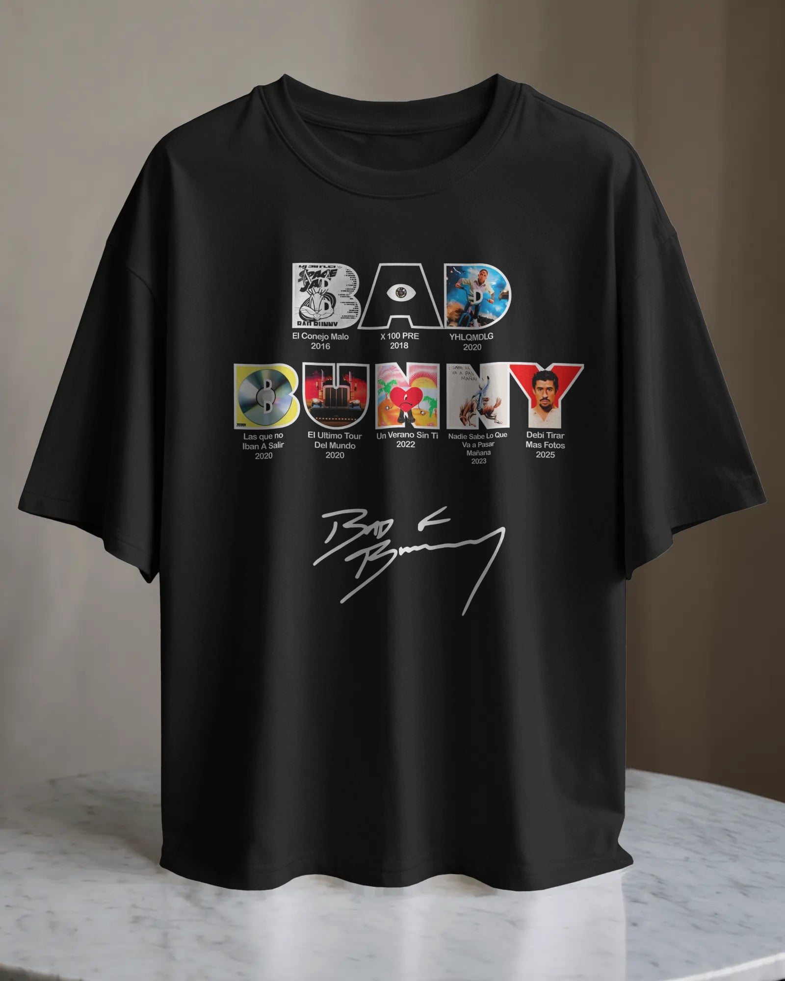 POLO OVERSIZE CANTANTE BAD BUNNY 003 - 1