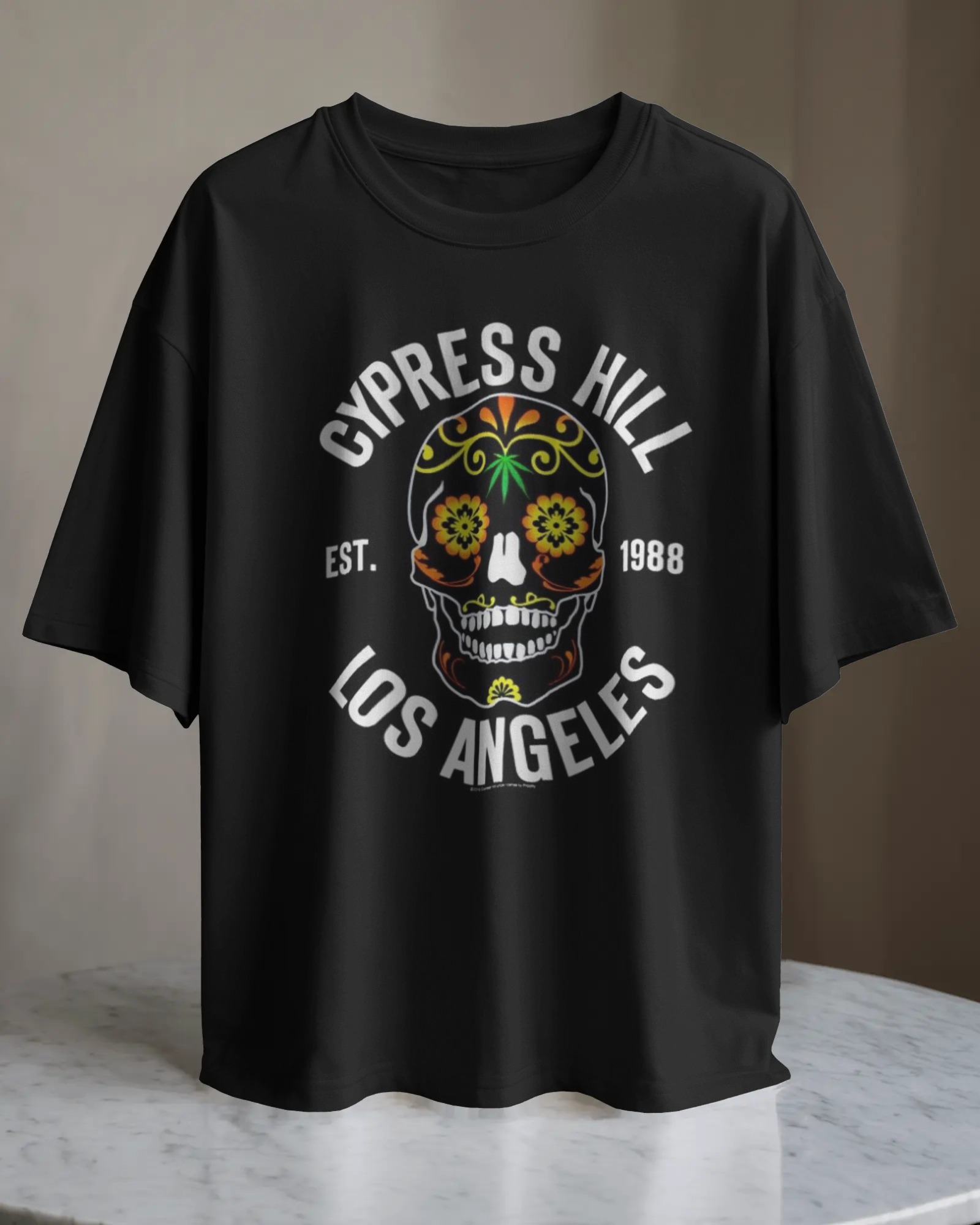 POLO OVERSIZE BANDA DE HIP HOP CYPRESS HILL 001 - 1