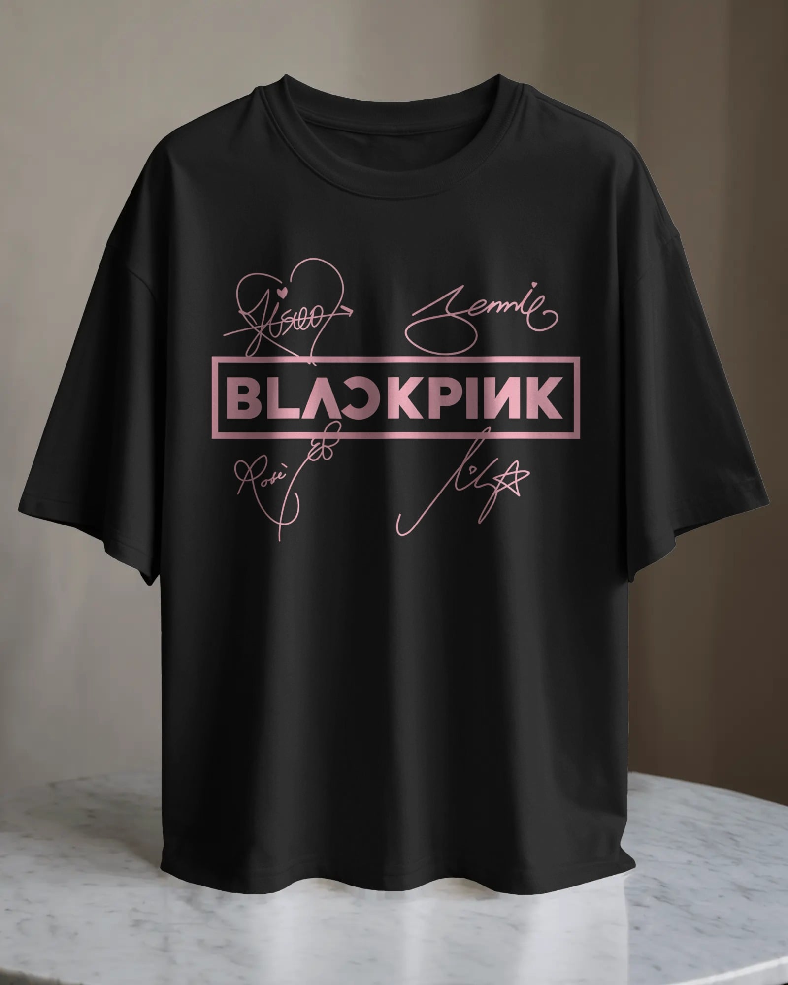 POLO OVERSIZE GRUPO MUSICAL BLACKPINK 003 - 1