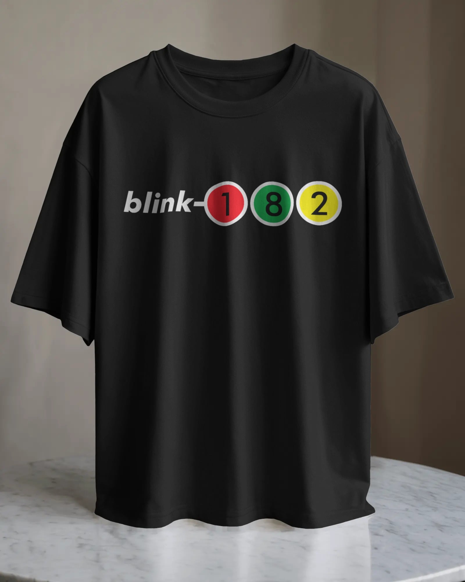 POLO OVERSIZE BANDA DE ROCK BLINK 182 001 - 1