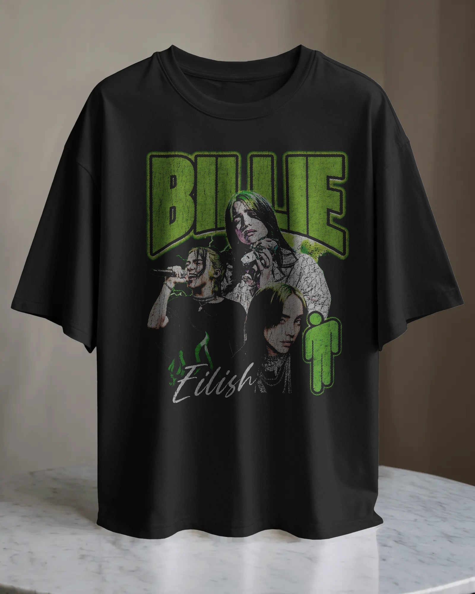POLO OVERSIZE CANTANTE BILLIE EILISH 002 - 1