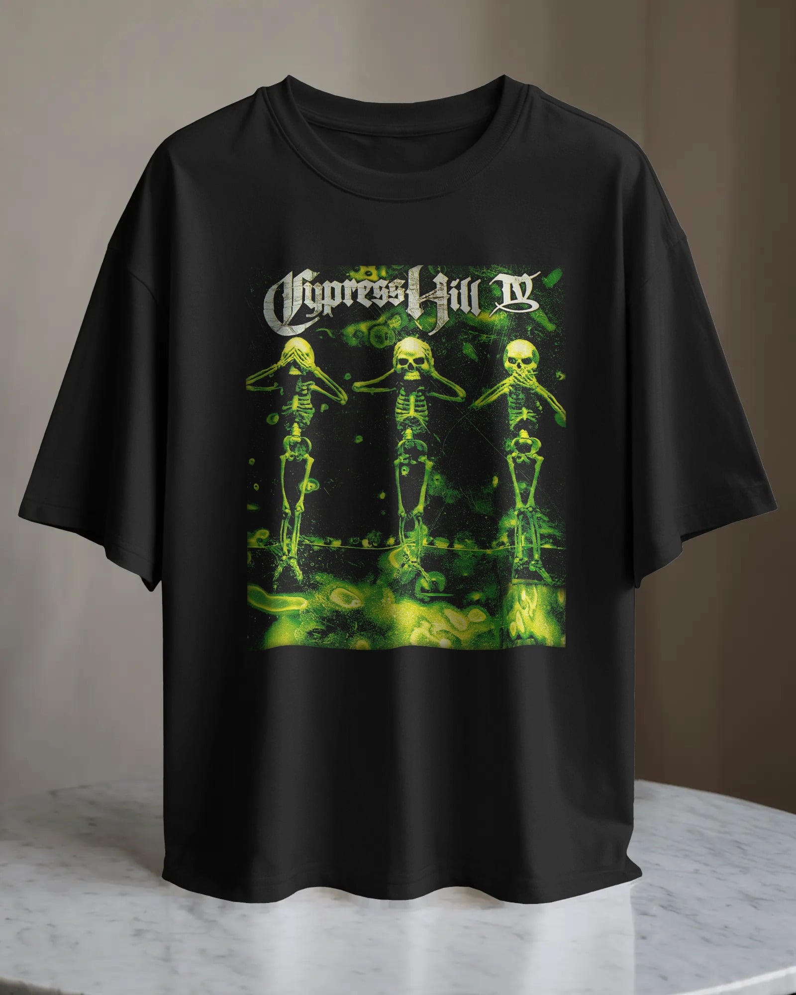 POLO OVERSIZE BANDA DE HIP HOP CYPRESS HILL 002 - 1
