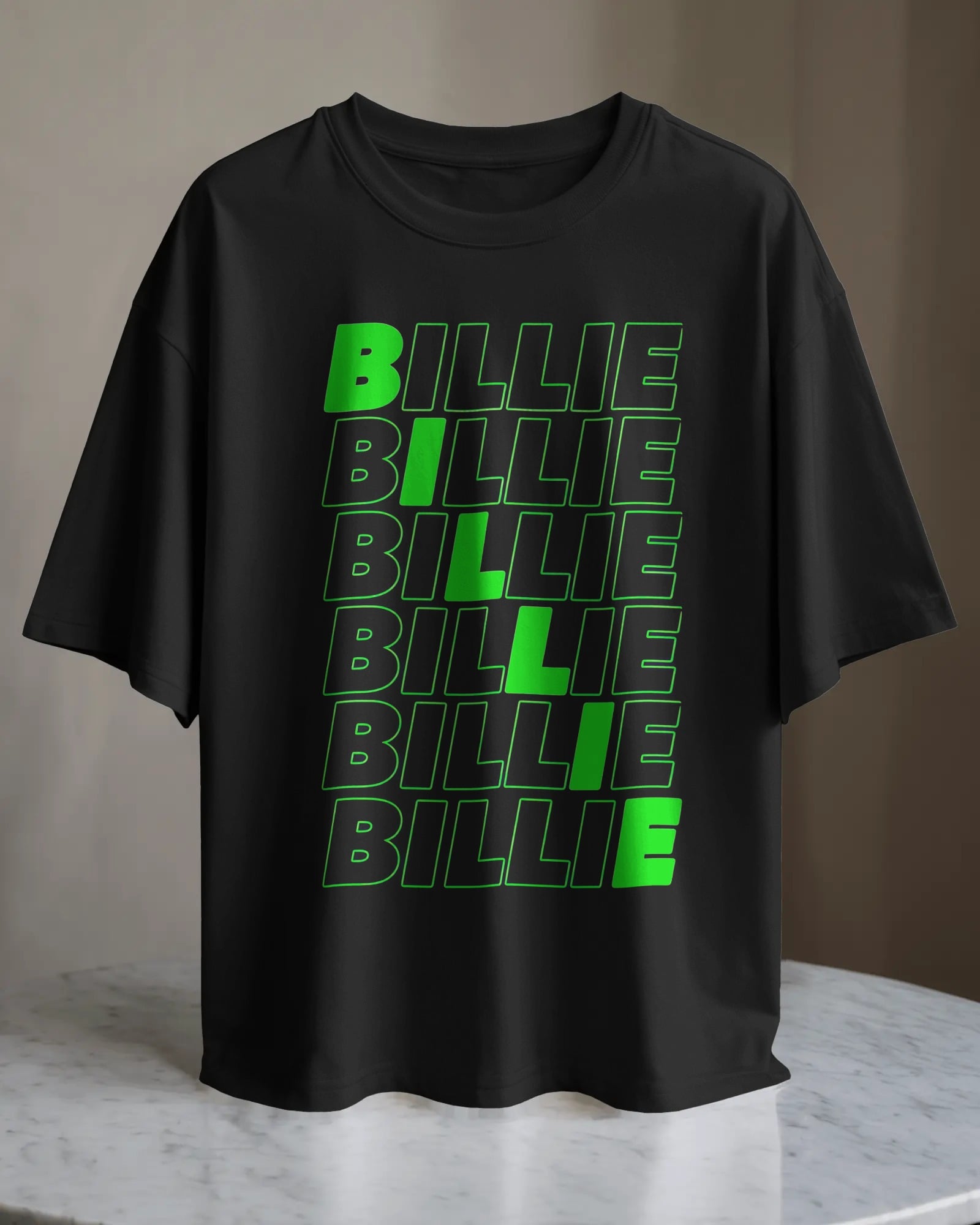 POLO OVERSIZE CANTANTE BILLIE EILISH 003 - 1