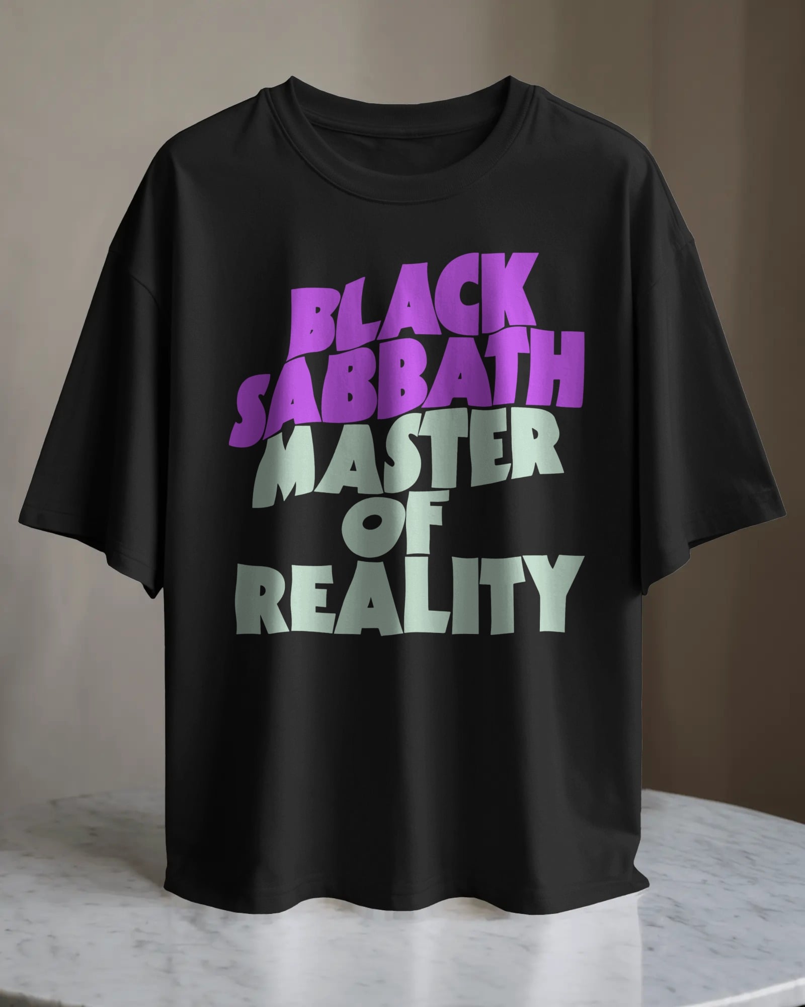POLO OVERSIZE BANDA DE METAL BLACK SABBATH 002 - 1