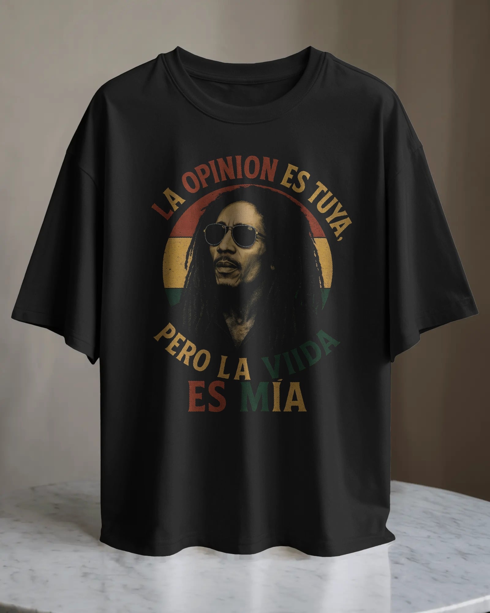 POLO OVERSIZE CANTANTE BOB MARLEY 001 - 1