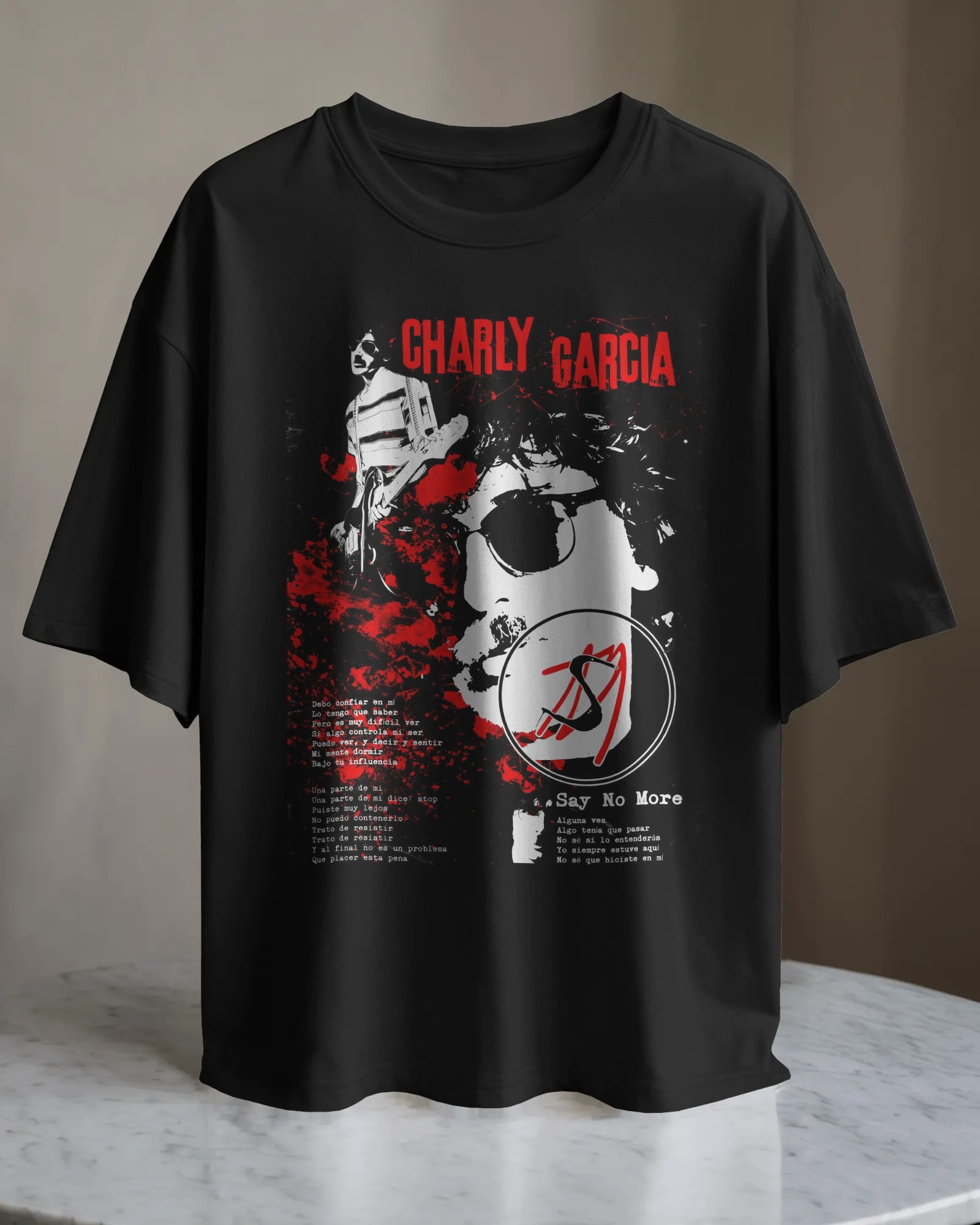 POLO OVERSIZE CANTANTE CHARLY GARCIA 003 - 1