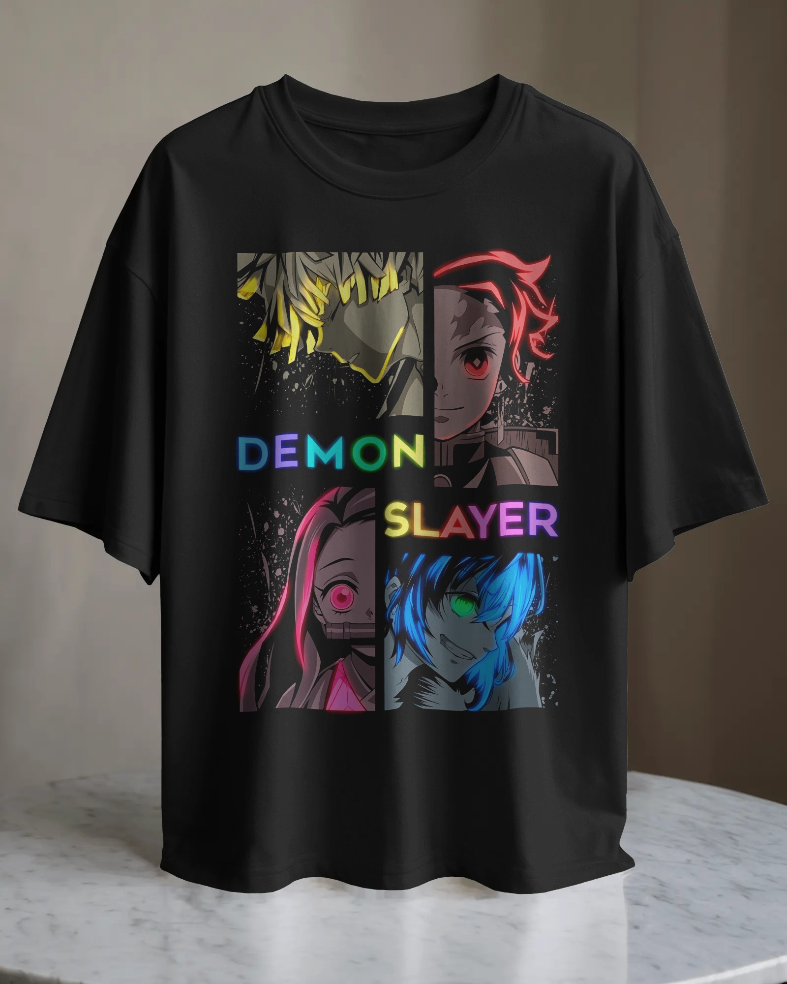 POLO OVERSIZE ANIME DEMON SLAYER 003 - 1