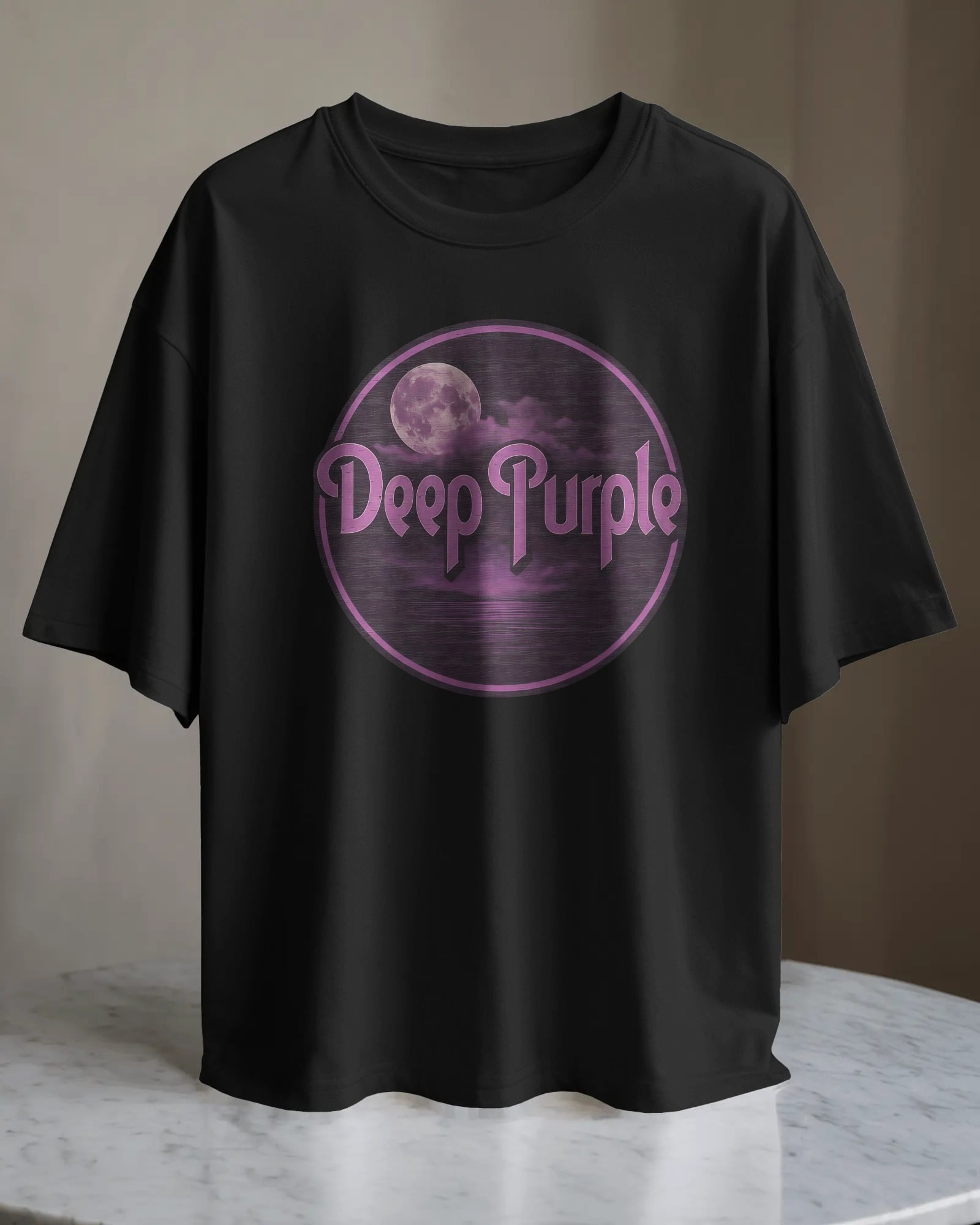 POLO OVERSIZE BANDA DE ROCK DEEP PURPLE 001 - 1