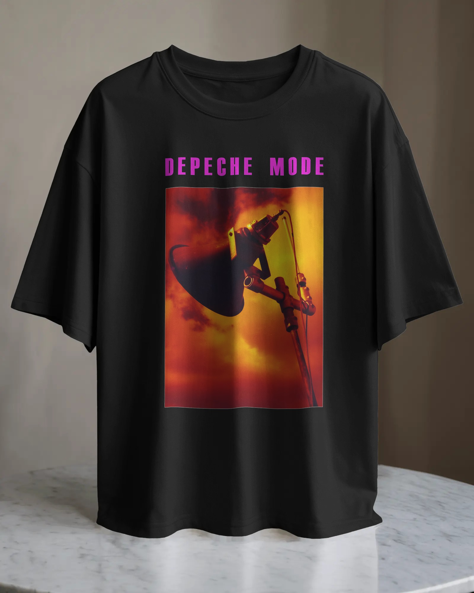 POLO OVERSIZE BANDA DE ROCK DEPECHE MODE 007 - 1