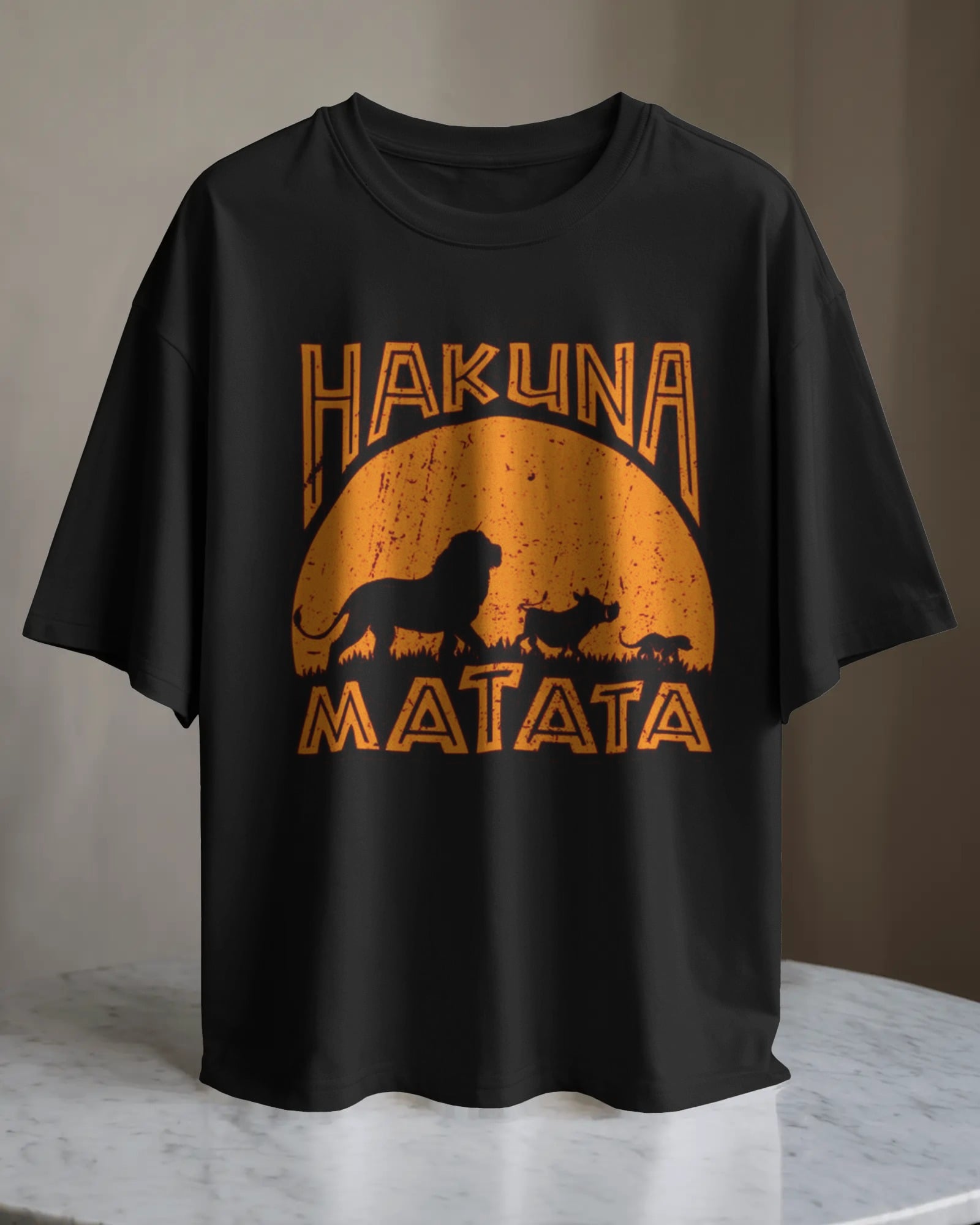POLO OVERSIZE EL REY LEON HAKUNA MATATA 02 - 1
