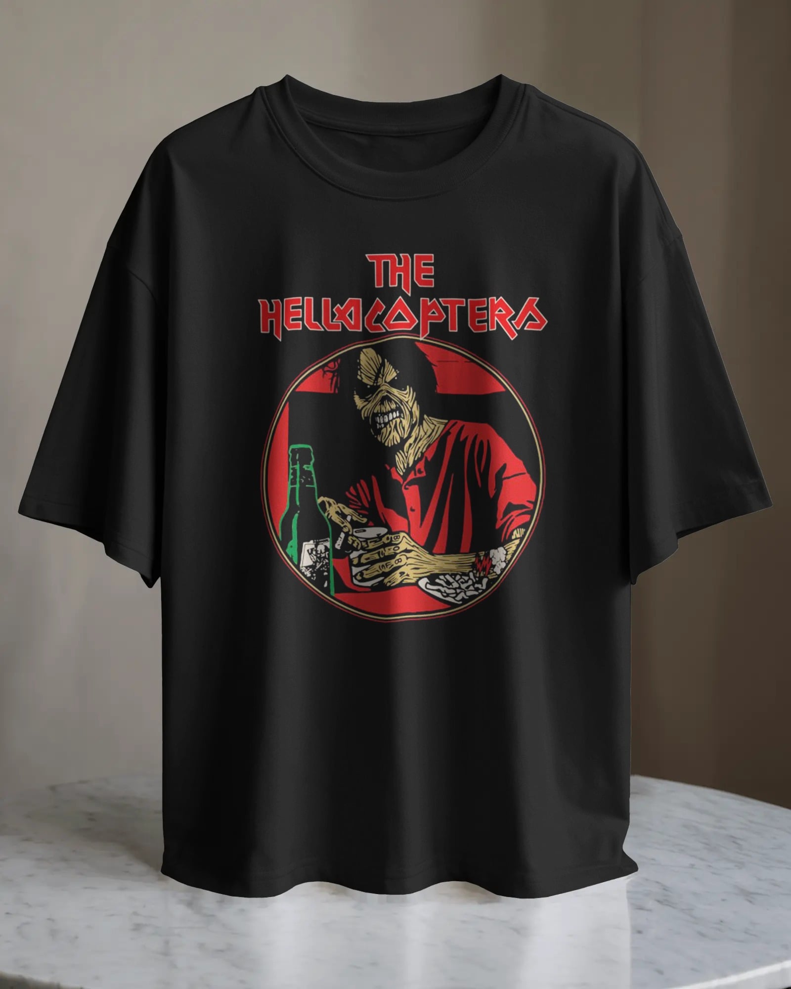 POLO OVERSIZE BANDA DE ROCK HELLACOPTERS 01 - 1