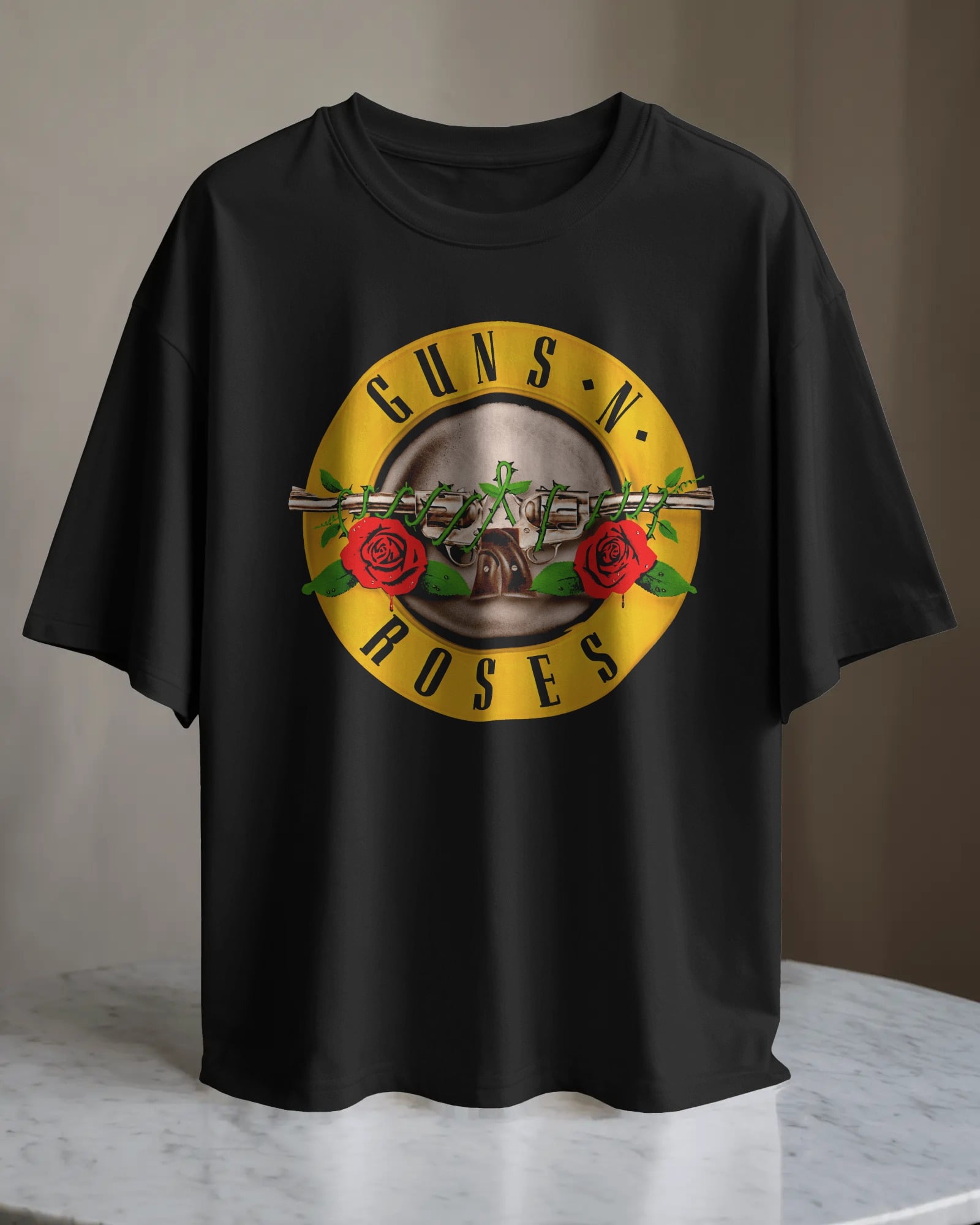 POLO OVERSIZE BANDA DE ROCK GUNS N ROSES 01 - 1