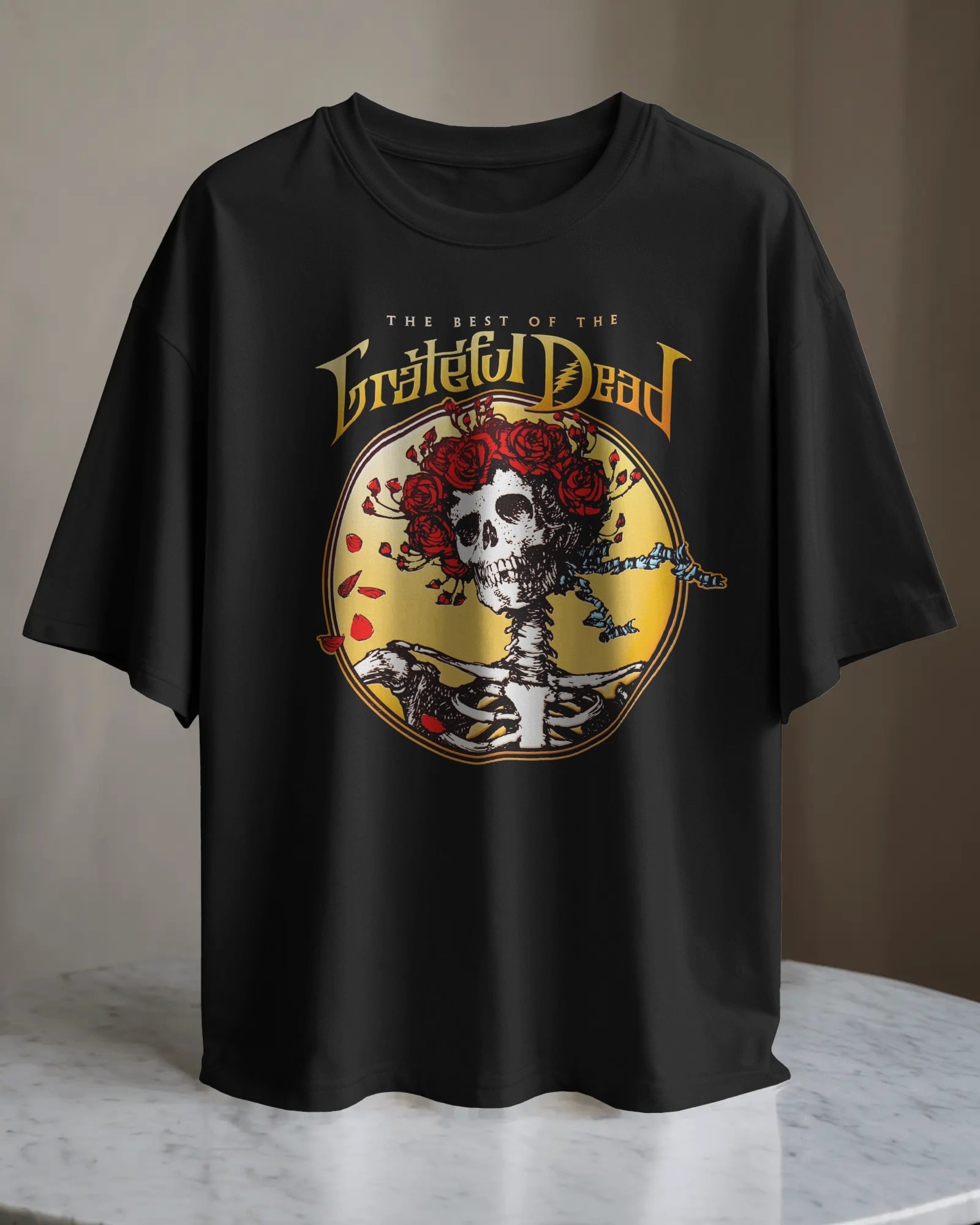 POLO OVERSIZE BANDA DE ROCK GRATEFUL DEAD 02 - 1