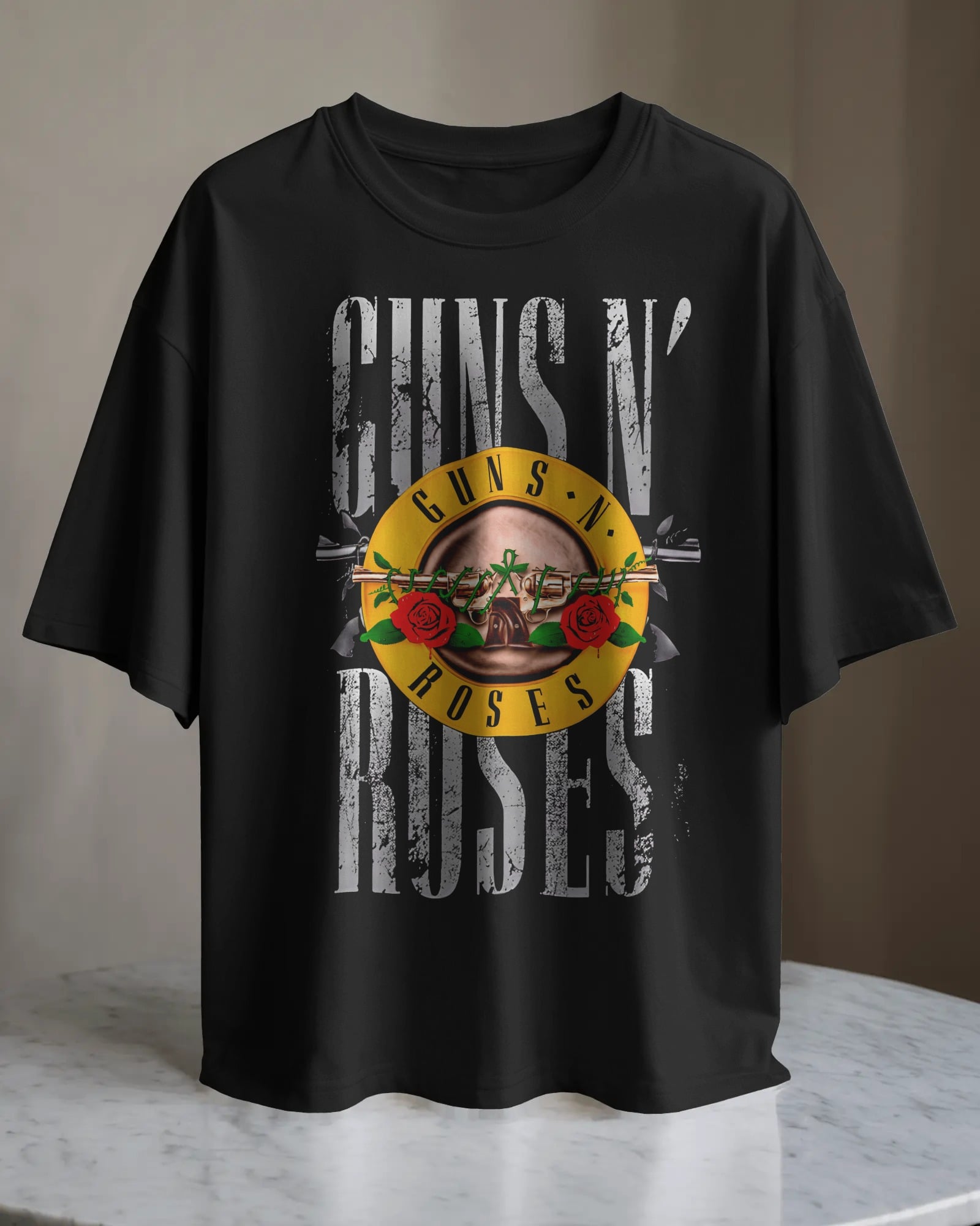 POLO OVERSIZE BANDA DE ROCK GUNS N ROSES 04 - 1