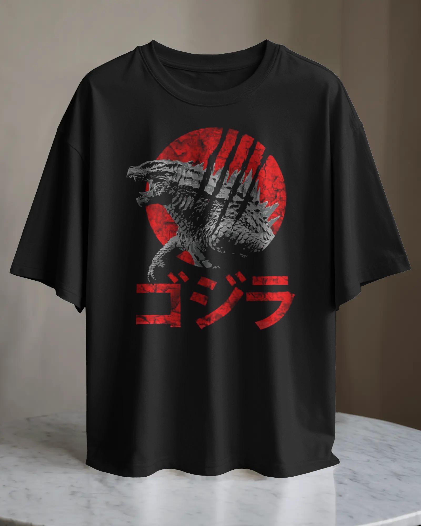 POLO OVERSIZE MOTIVO GODZILLA 02 - 1