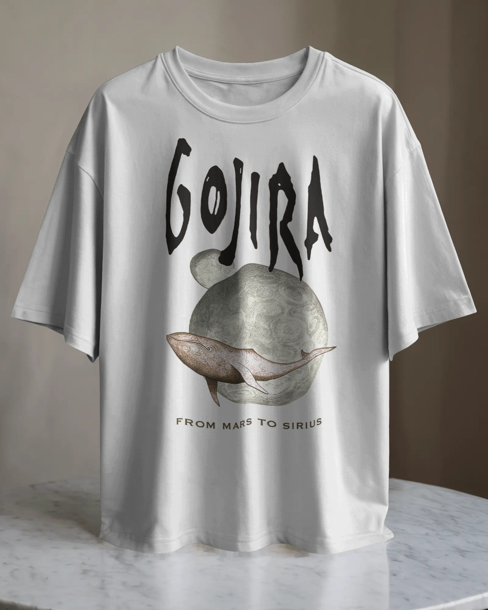 POLO OVERSIZE BANDA DEATH METAL GOJIRA 07 - 1