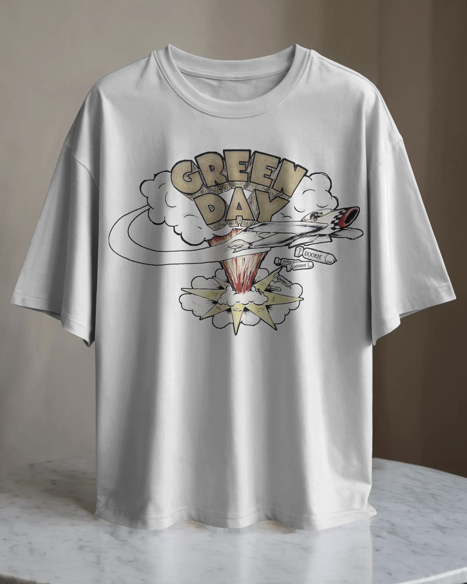 POLO OVERSIZE BANDA PUNK ROCK GREEN DAY 09 - 1