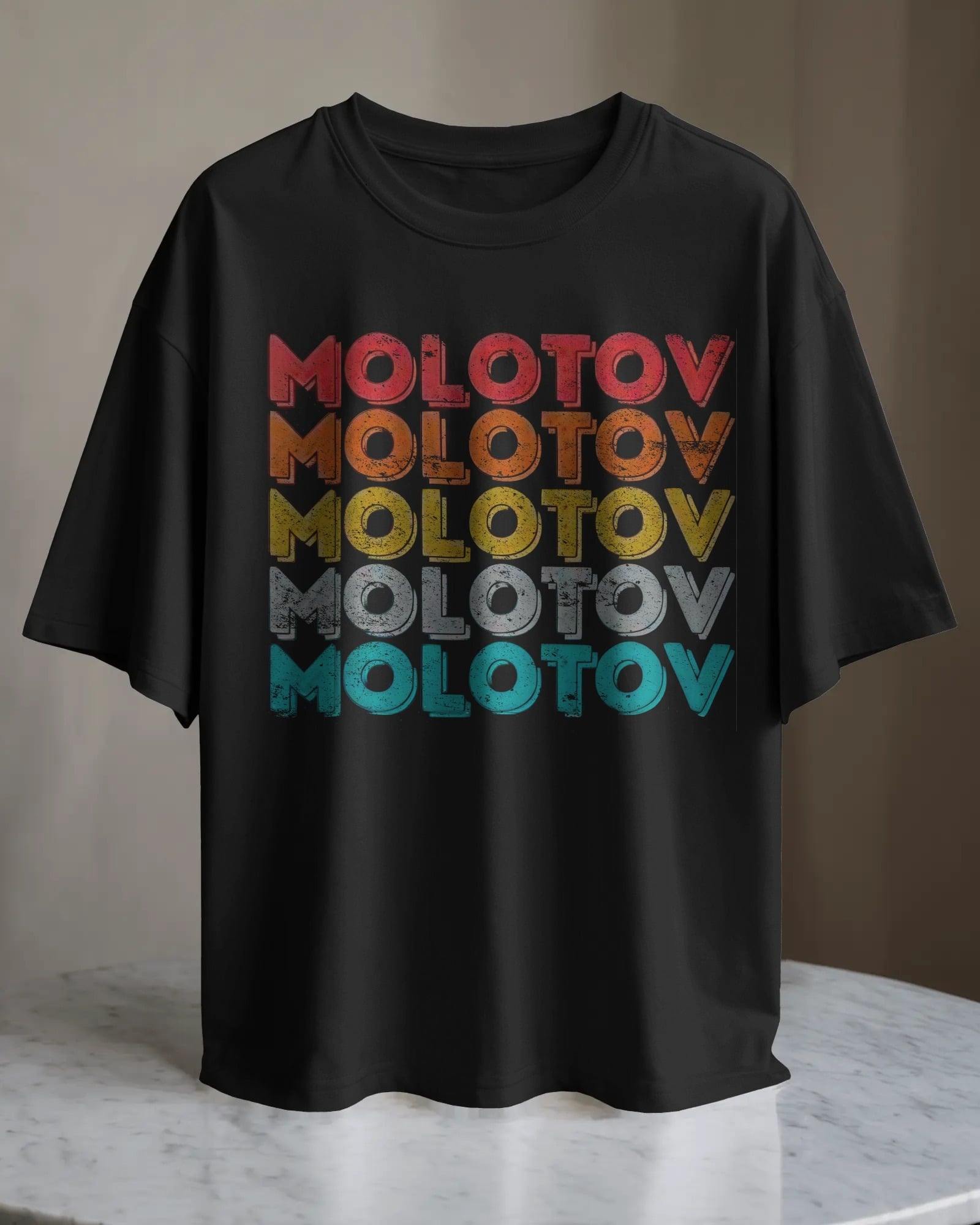 POLO OVERSIZE BANDA DE ROCK MOLOTOV 011 - 1